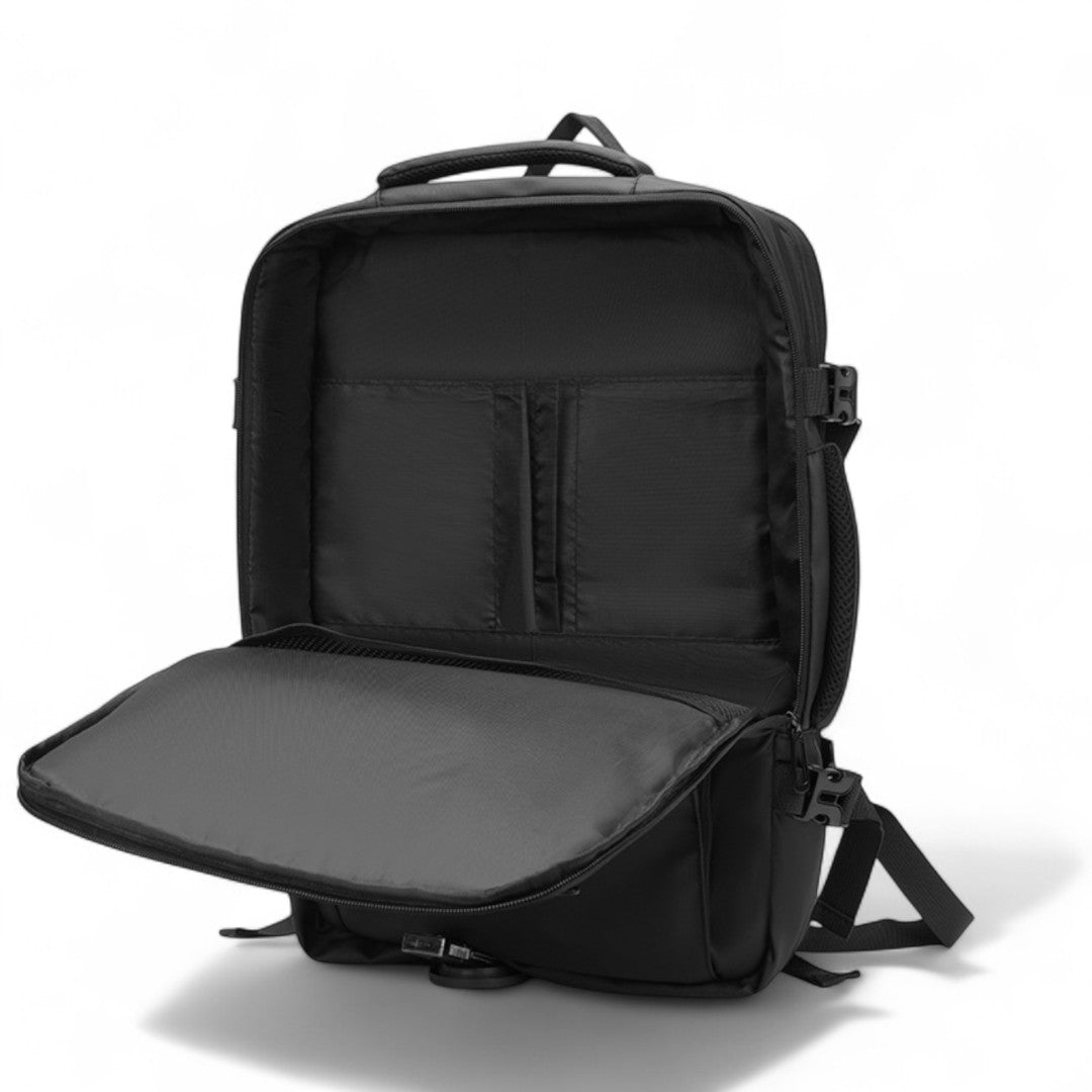 Mochila extensible 40L ideal para viajes y cabina de avión – Havresacs