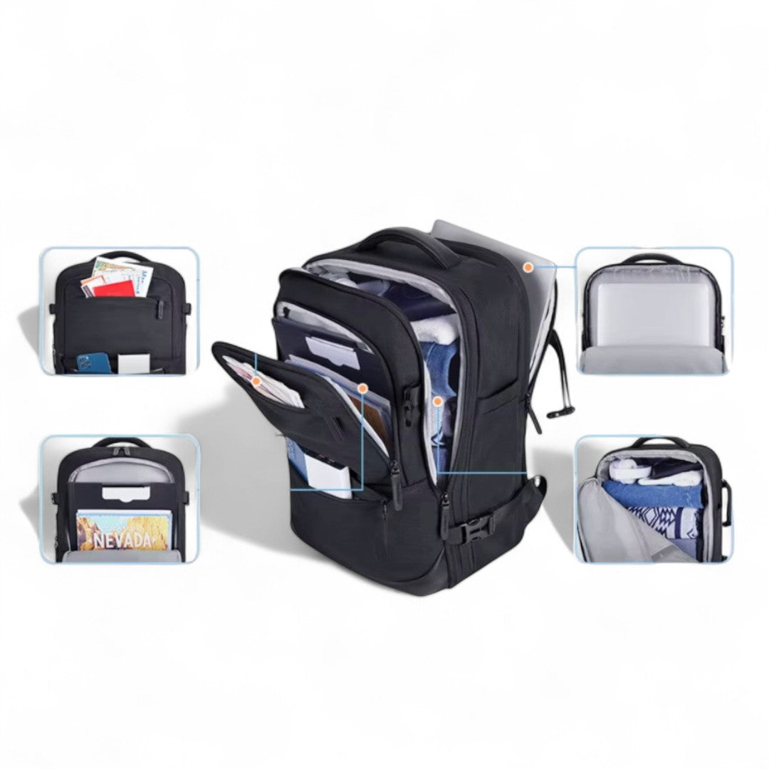 Mochila de viaje de cabina extensible 40-50L – Havresacs