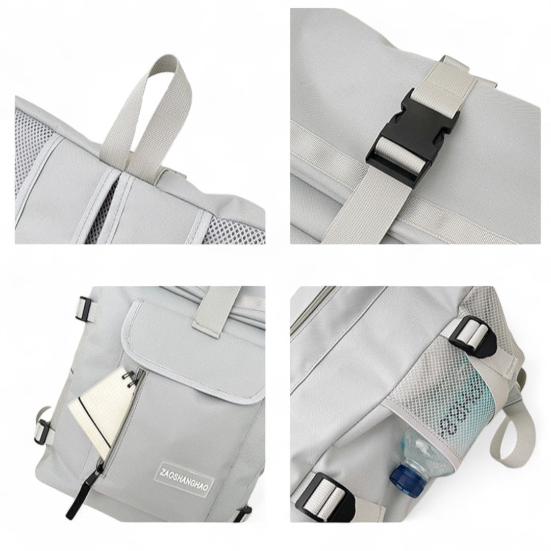 Mochila negra de viaje para hombre y mujer – Havresacs