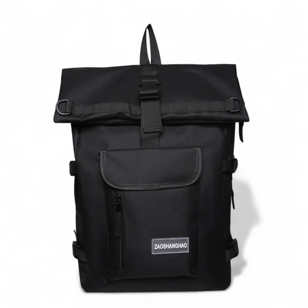 Mochila negra de viaje para hombre y mujer – Havresacs