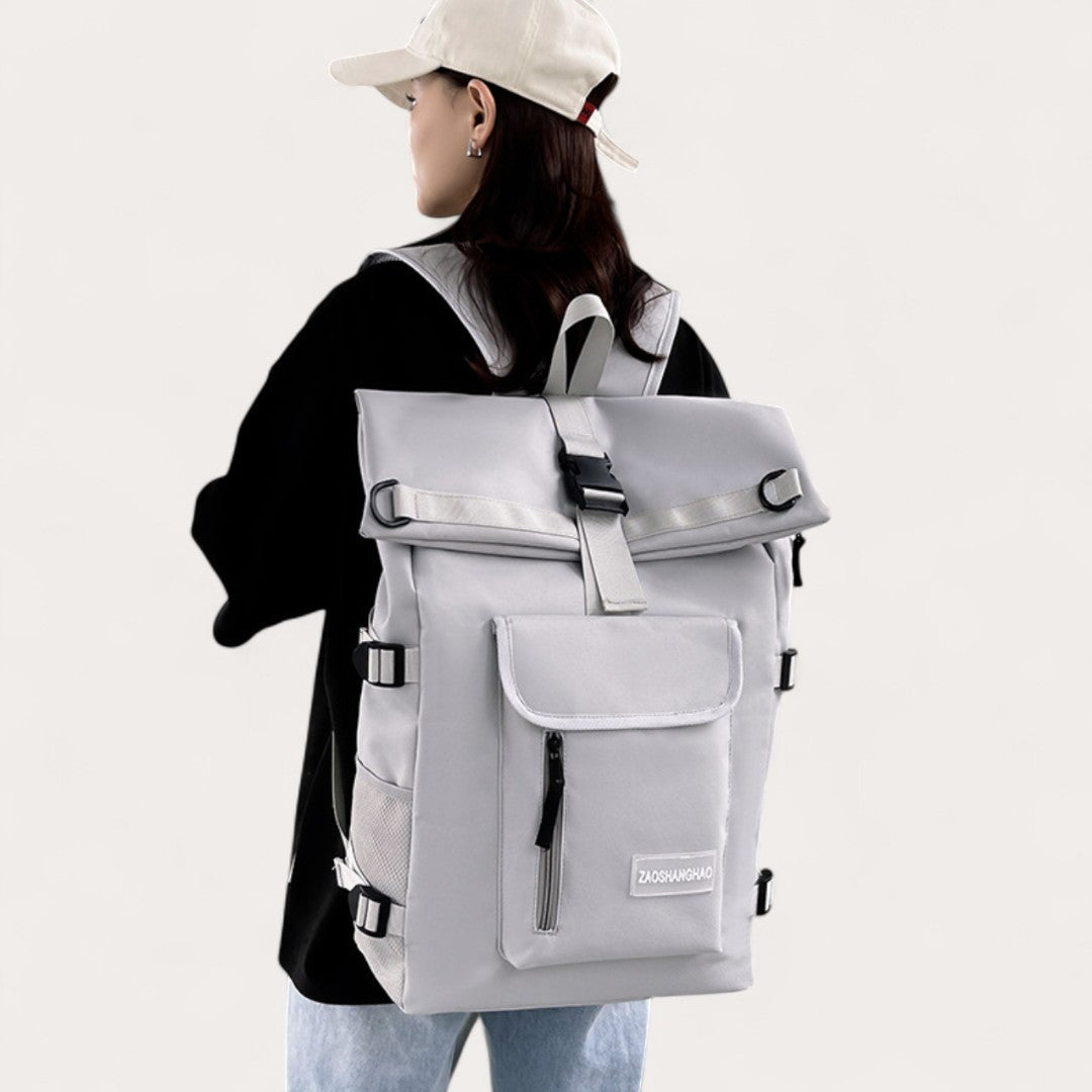 Mochila negra de viaje para hombre y mujer – Havresacs