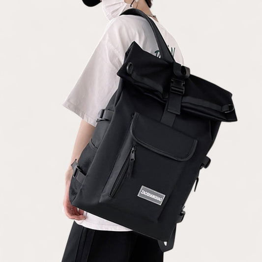 Mochila negra de viaje para hombre y mujer – Havresacs