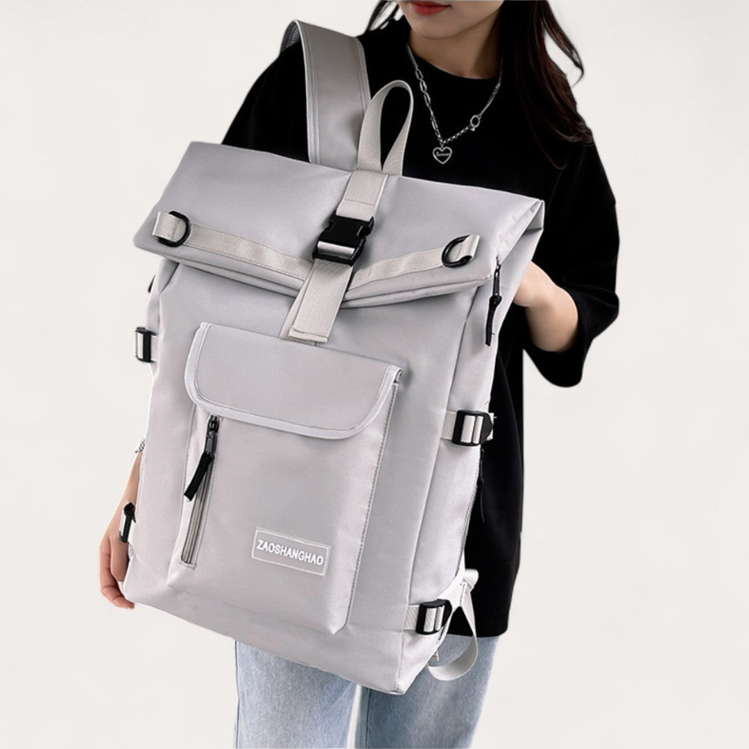 Mochila negra de viaje para hombre y mujer – Havresacs