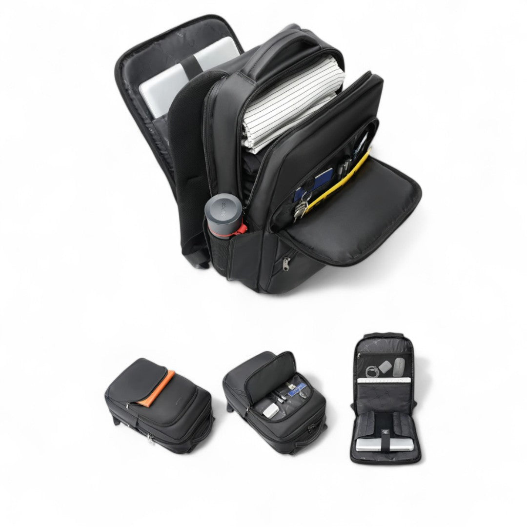 Mochila extensible negra de 25L para portátil 17" – Havresacs