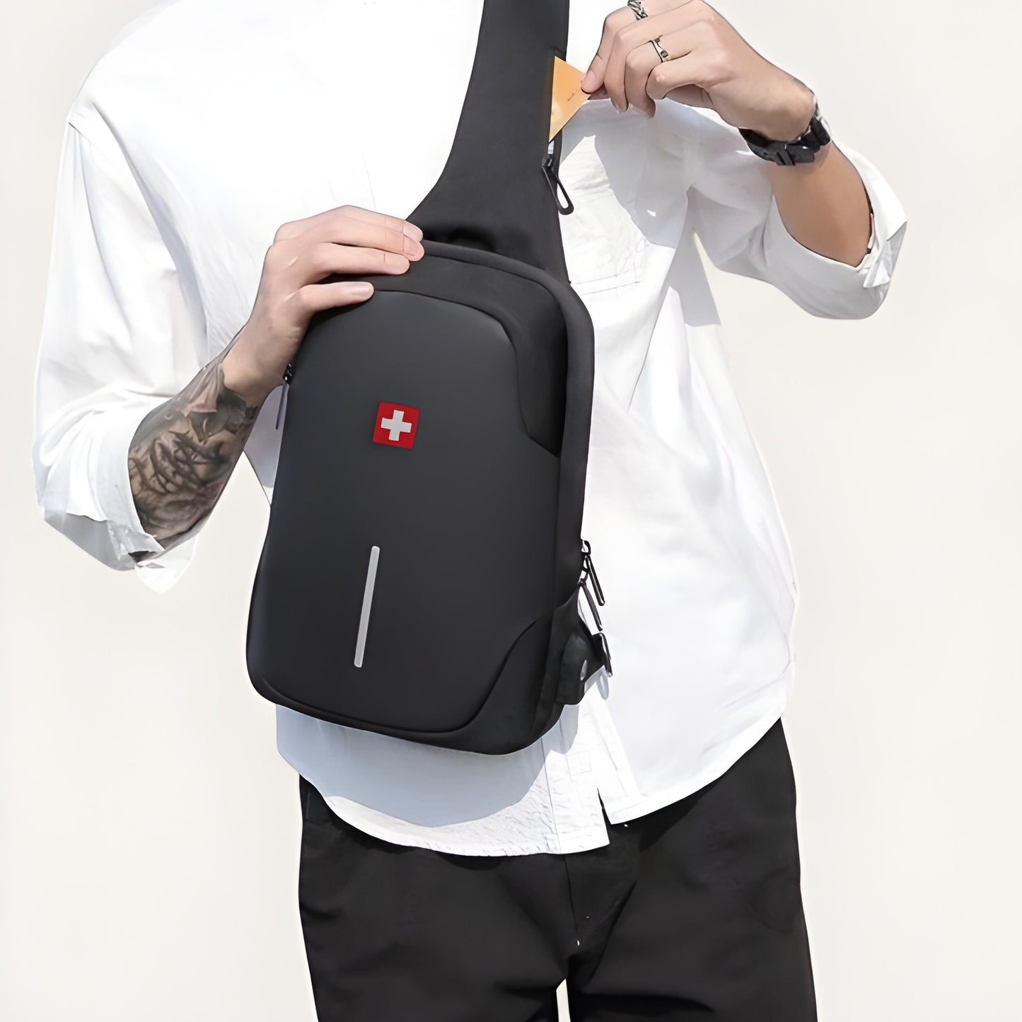 Bandolera impermeable para hombre 6L, antirrobo – Havresacs