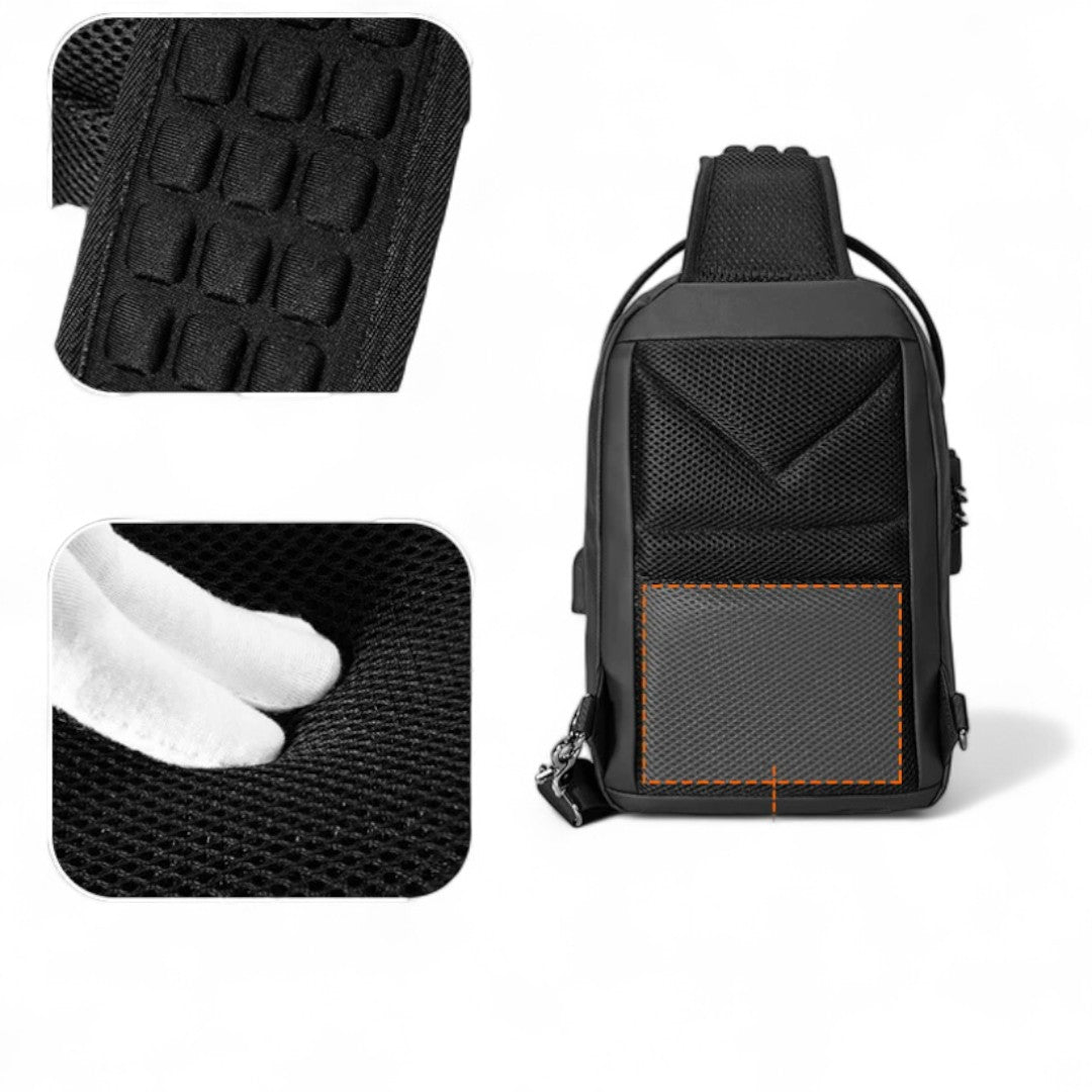 Bandolera impermeable y segura de 6,5L para hombre – Havresacs