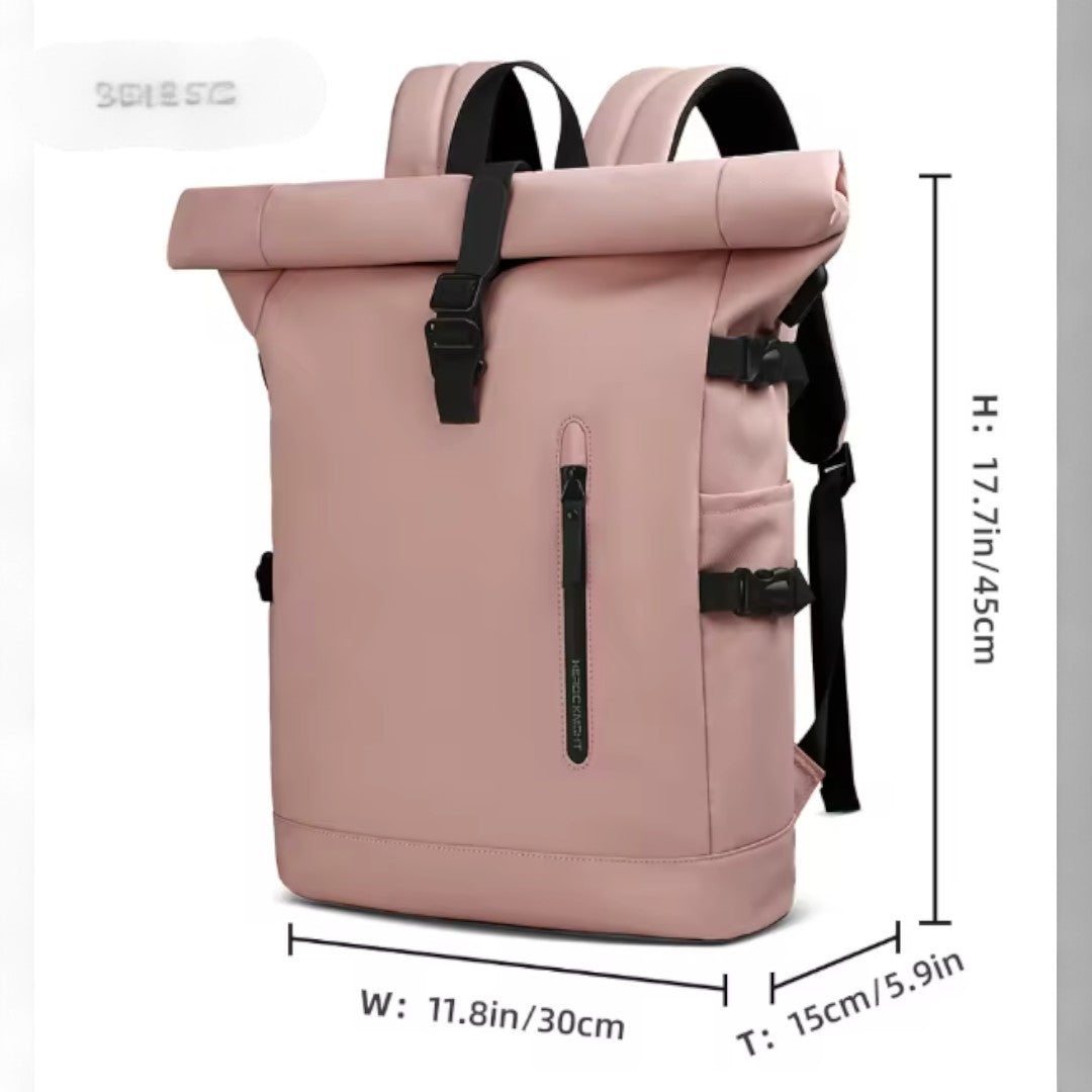 Mochila Roll Top impermeable con USB – Urban Flex – Havresacs