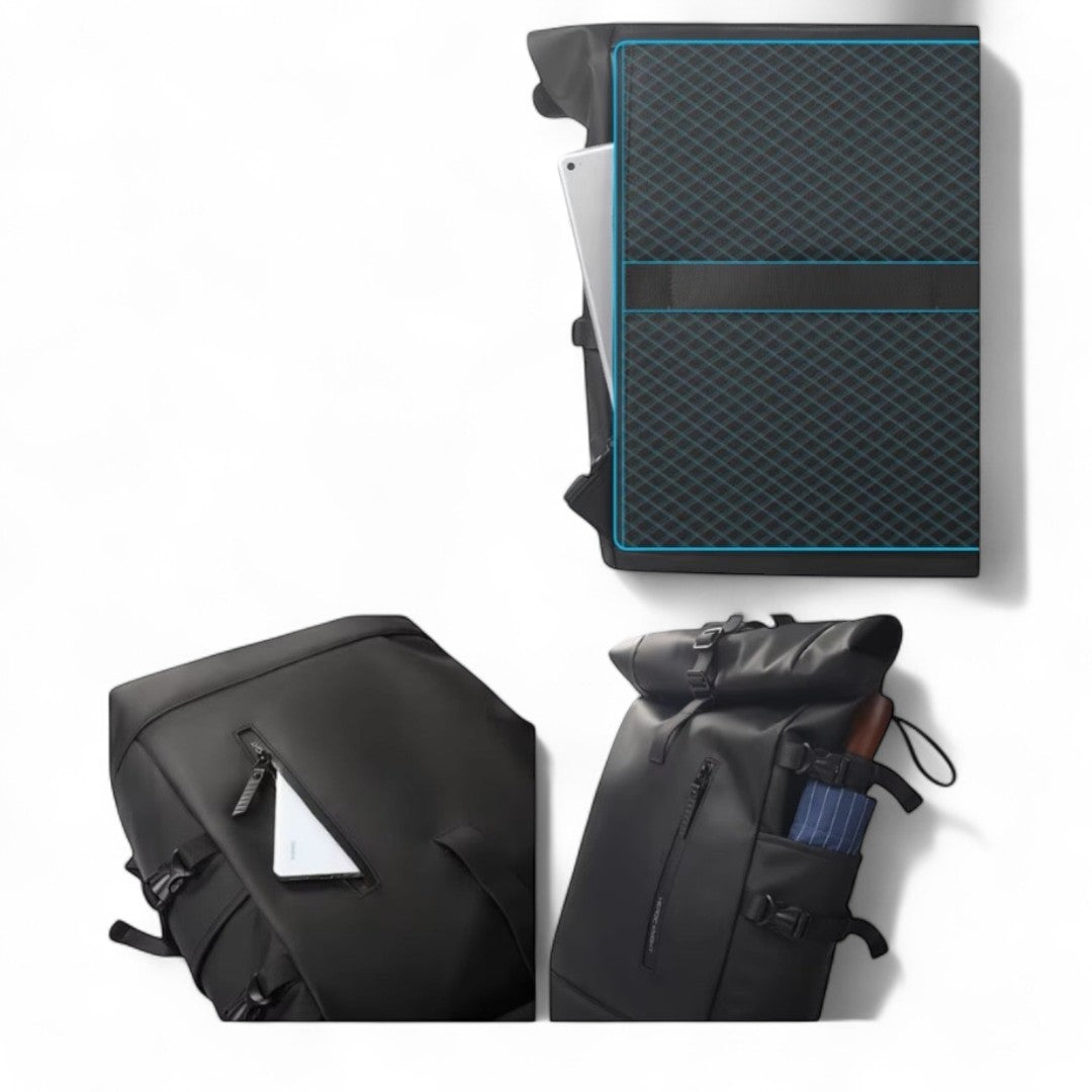 Mochila Roll Top impermeable con USB – Urban Flex – Havresacs