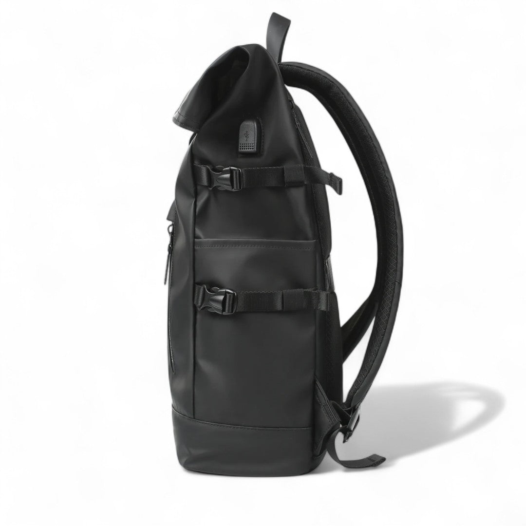 Mochila Roll Top impermeable con USB – Urban Flex – Havresacs