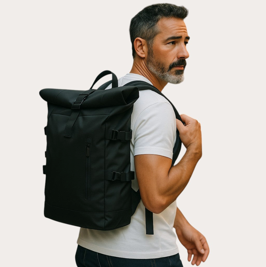 Mochila Roll Top impermeable con USB – Urban Flex – Havresacs