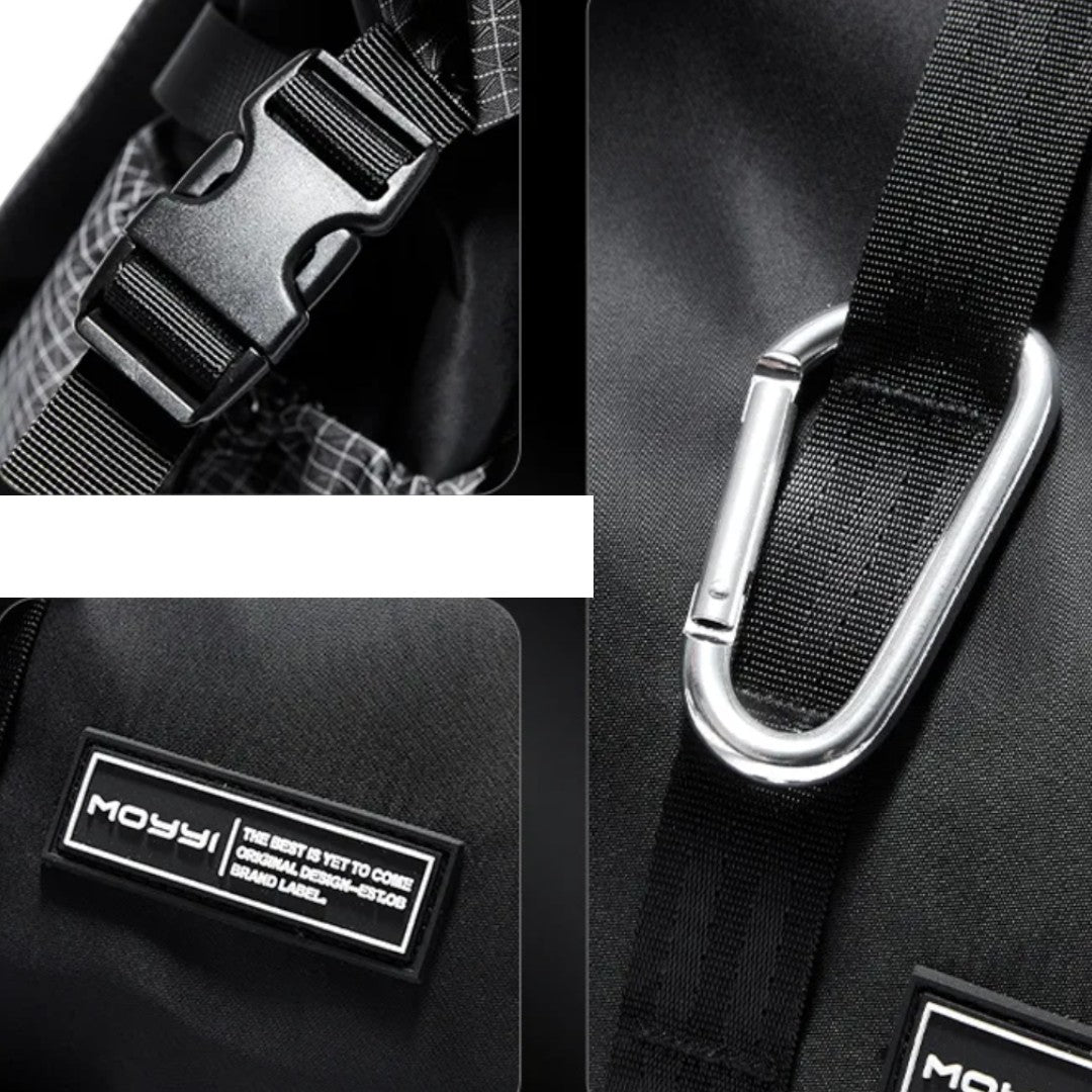 Mochila extensible negra 20L impermeable y ligera – Havresacs