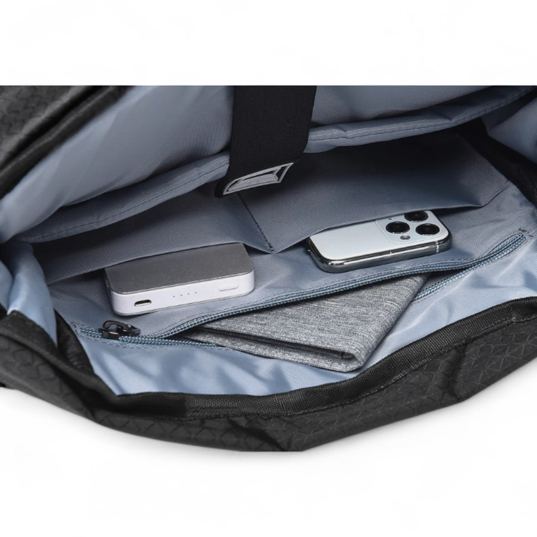 Mochila extensible negra 20L impermeable y ligera – Havresacs