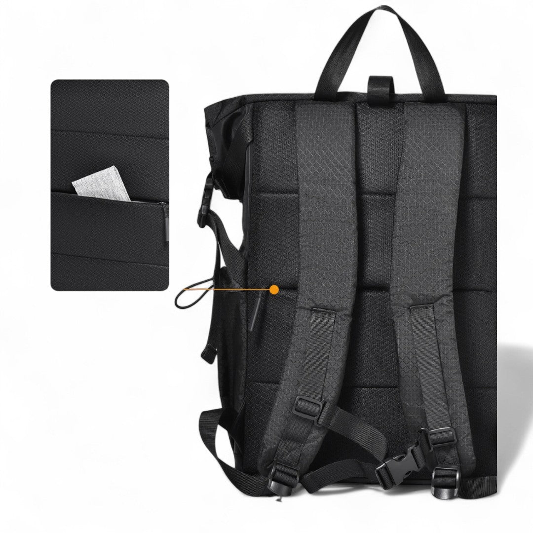 Mochila extensible negra 20L impermeable y ligera – Havresacs