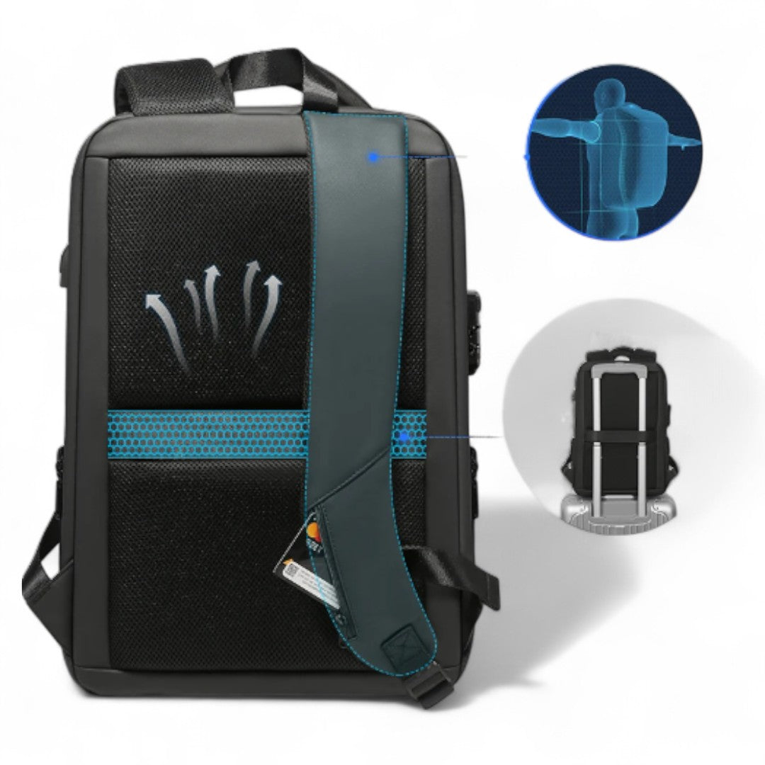 Mochila extensible, segura y anti-pickpocket – Havresacs