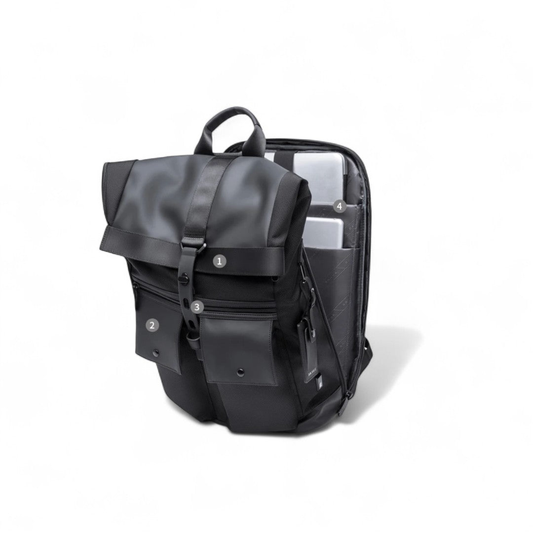 Mochila para hombre negra – Antirrobo e impermeable – Havresacs