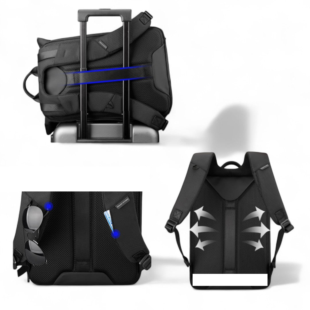 Mochila para hombre negra – Antirrobo e impermeable – Havresacs