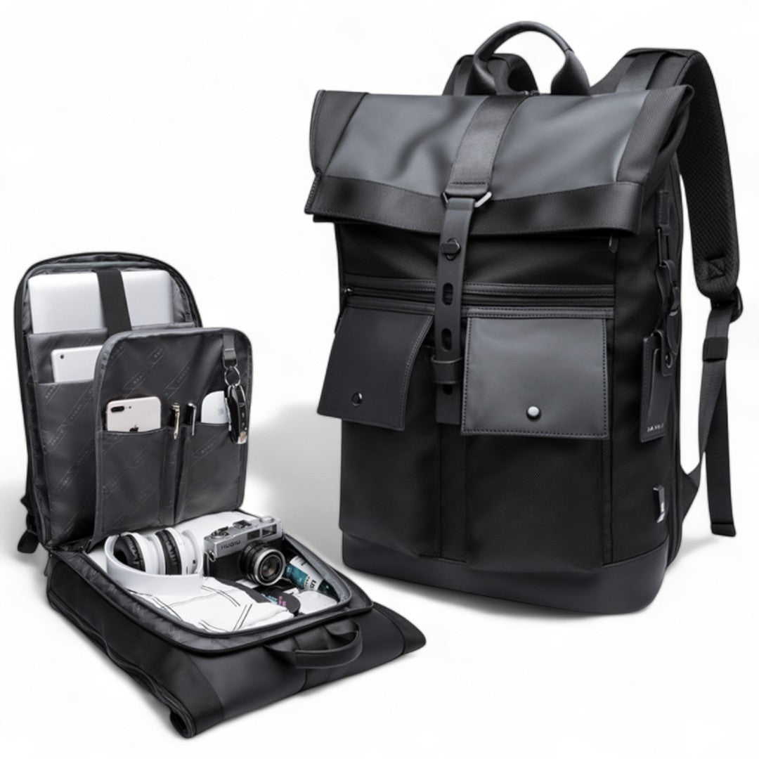 Mochila para hombre negra – Antirrobo e impermeable – Havresacs