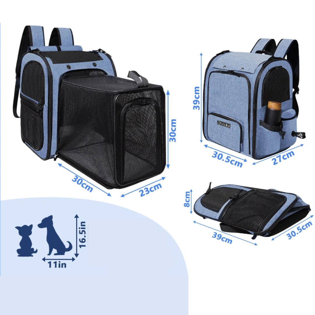 Mochila extensible para transportar perros de hasta 9 kg – Havresacs