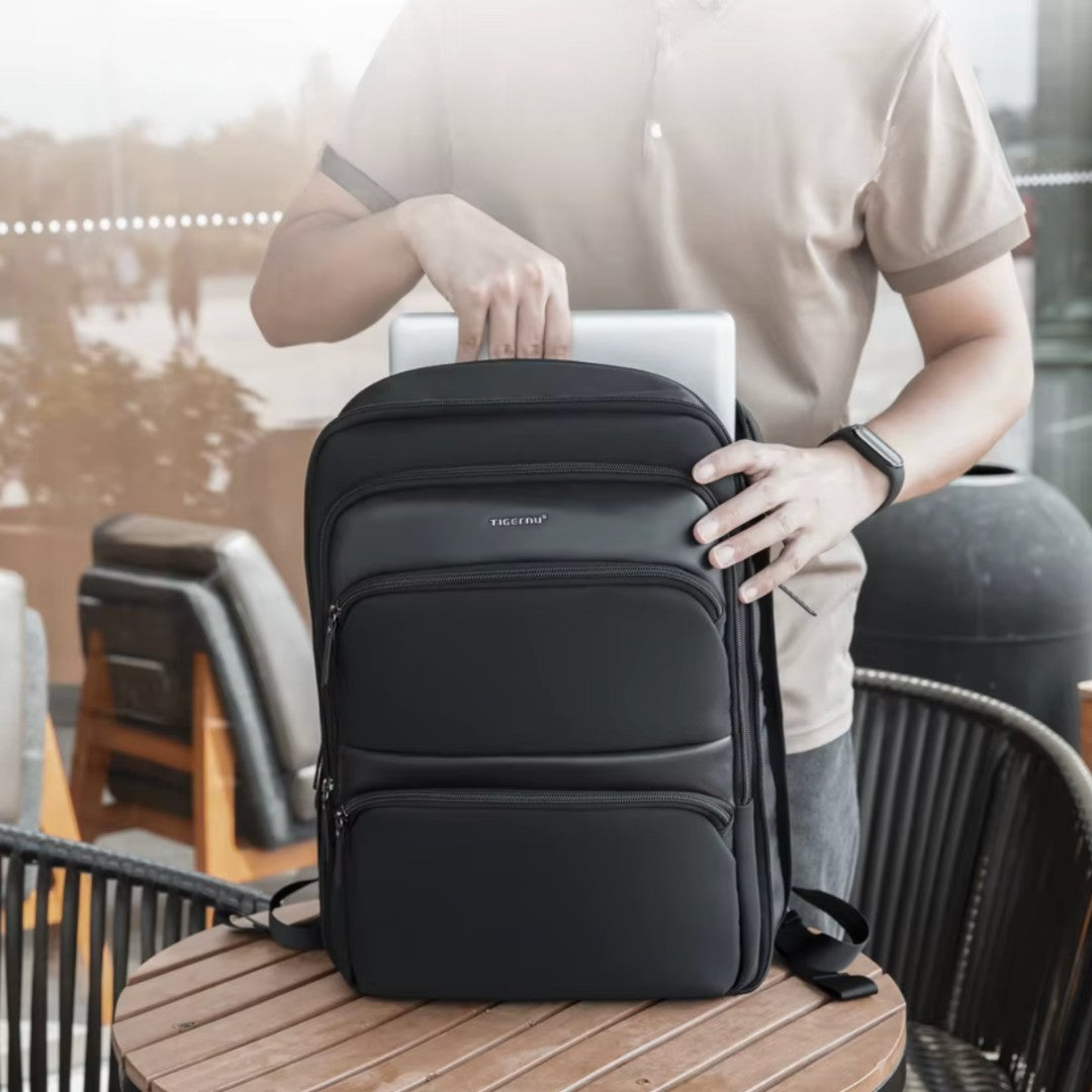 Mochila ligera para portátil de 17 pulgadas, ideal para viajar