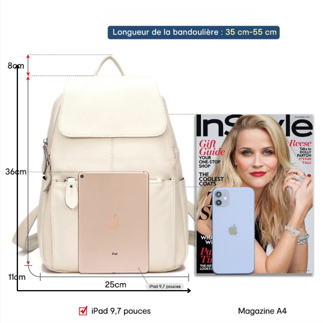 Mochila mujer de cuero antirrobo 10L – Havresacs