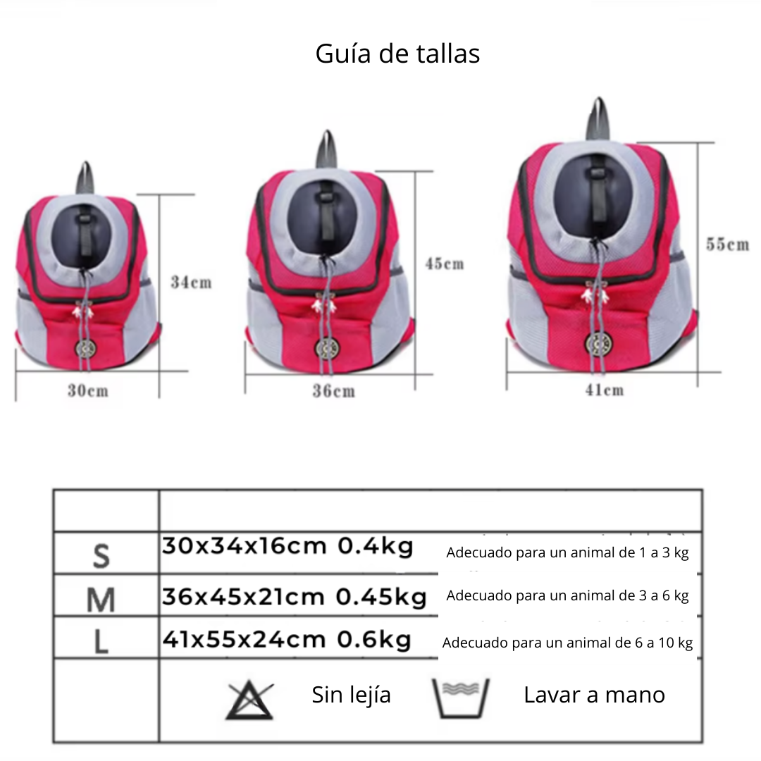 Mochila para transportar perros de hasta 10 kg – Havresacs