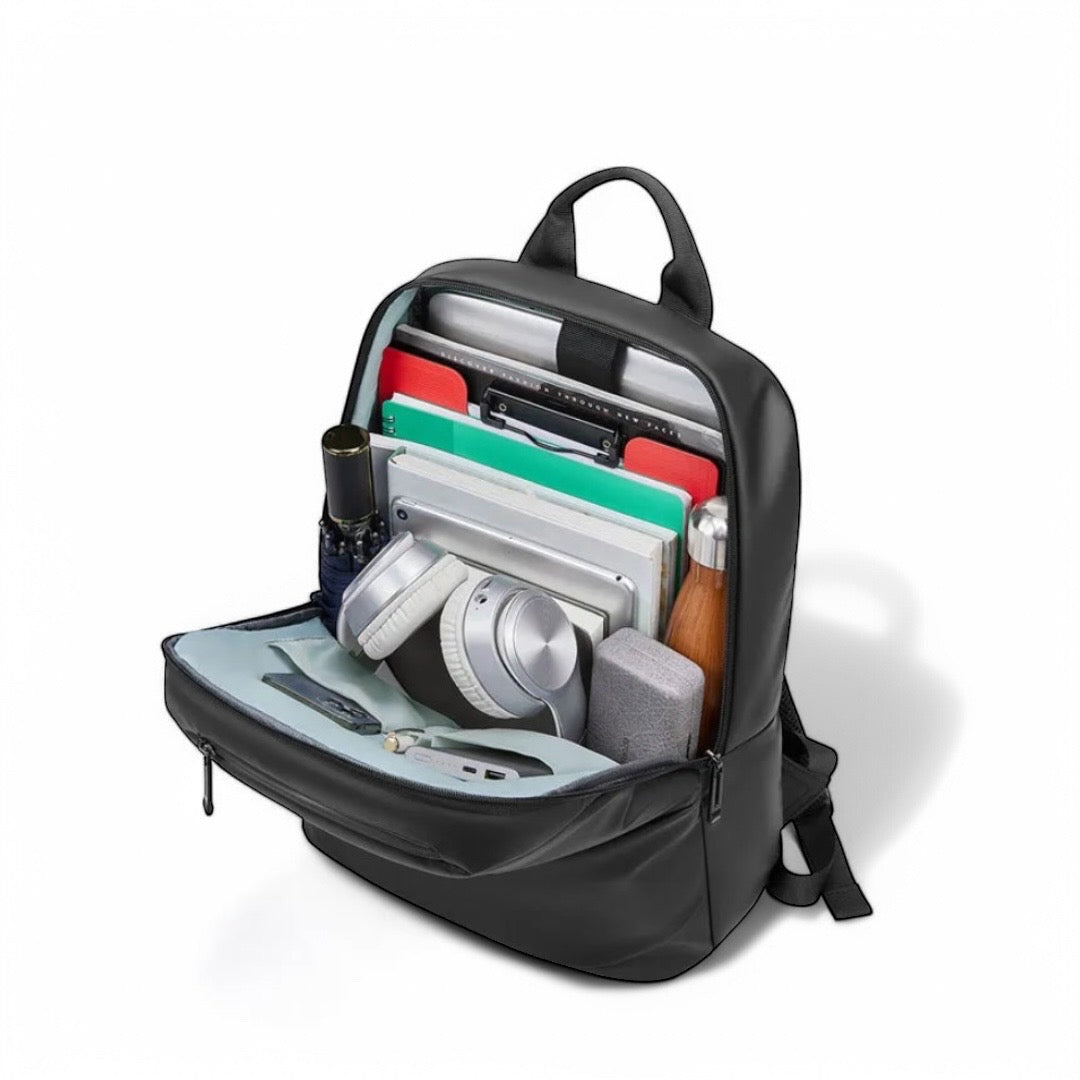 Mochila urbana negra para hombre, portátil 15,6” – Havresacs