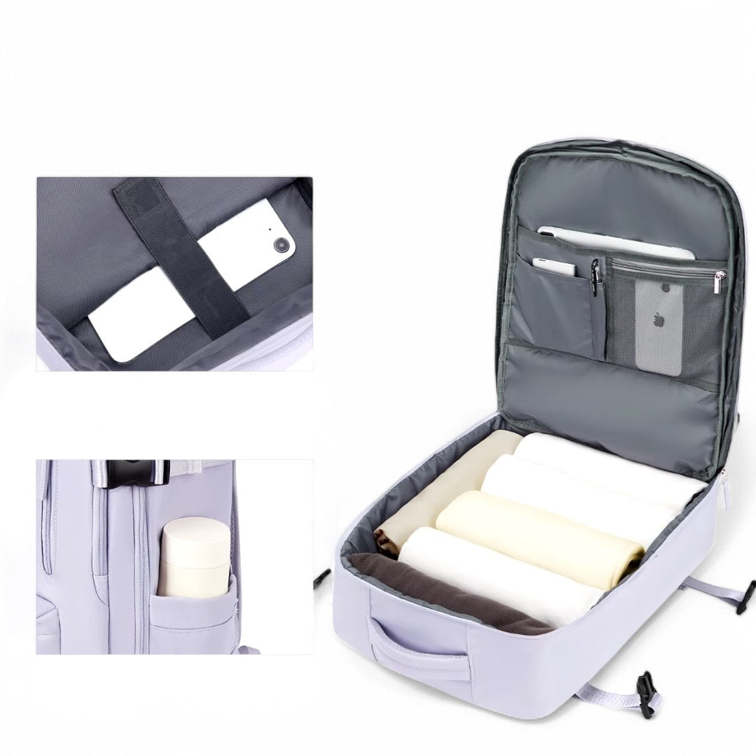 Mochila de viaje para mujer (20-32L), ideal como equipaje de mano