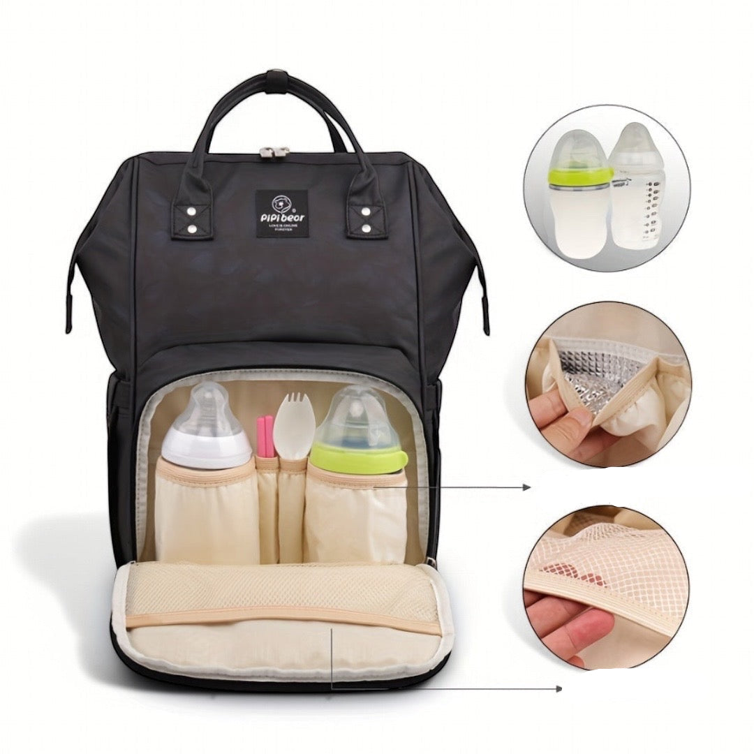 Mochila para bebé negra isotérmica de 25 L – Havresacs