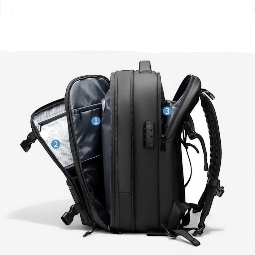 Mochila de compresión para cabina de avión, Compartimento  PC de 17"