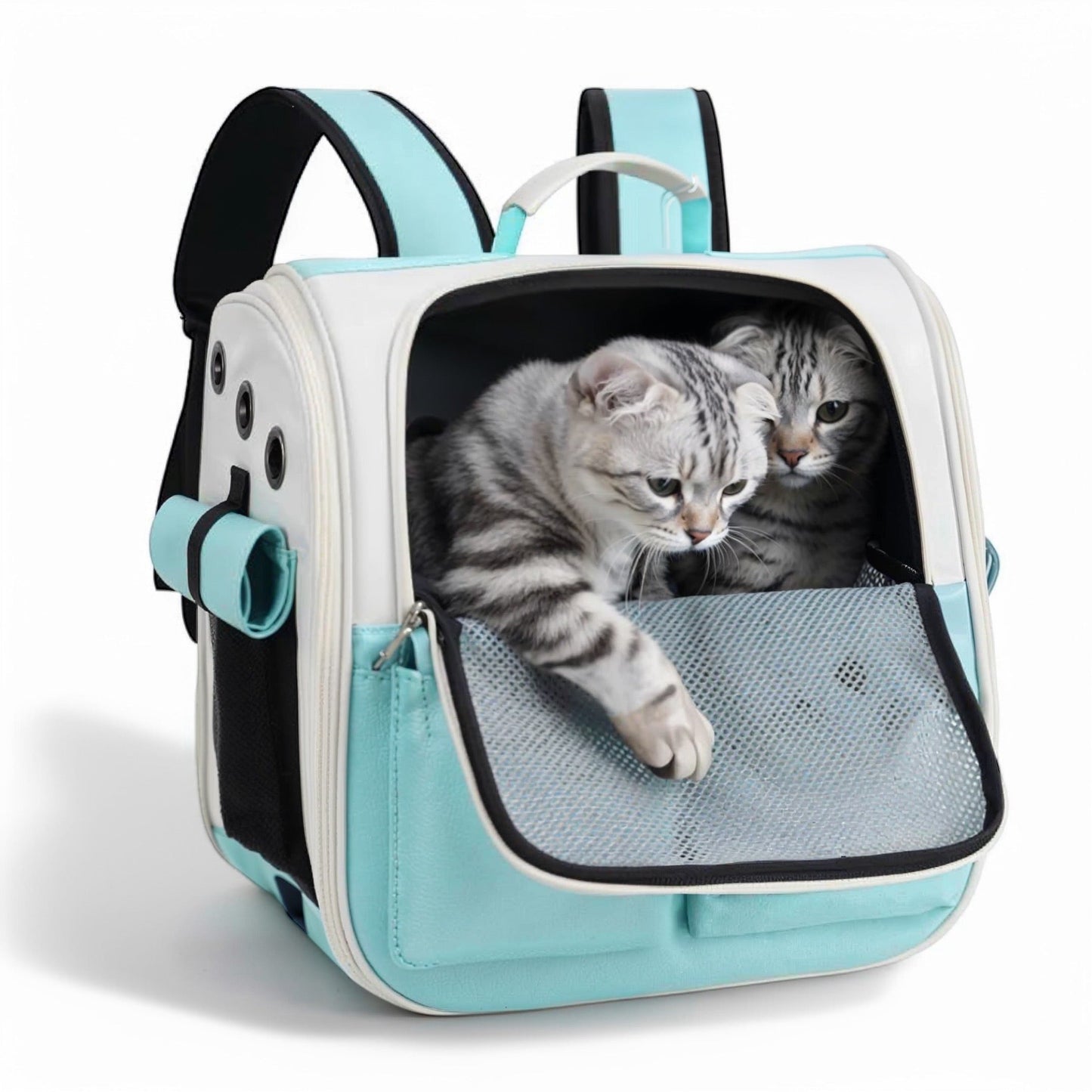 Foto de Mochila à espalda pour chat pliable et ventilé ConfortCha...
