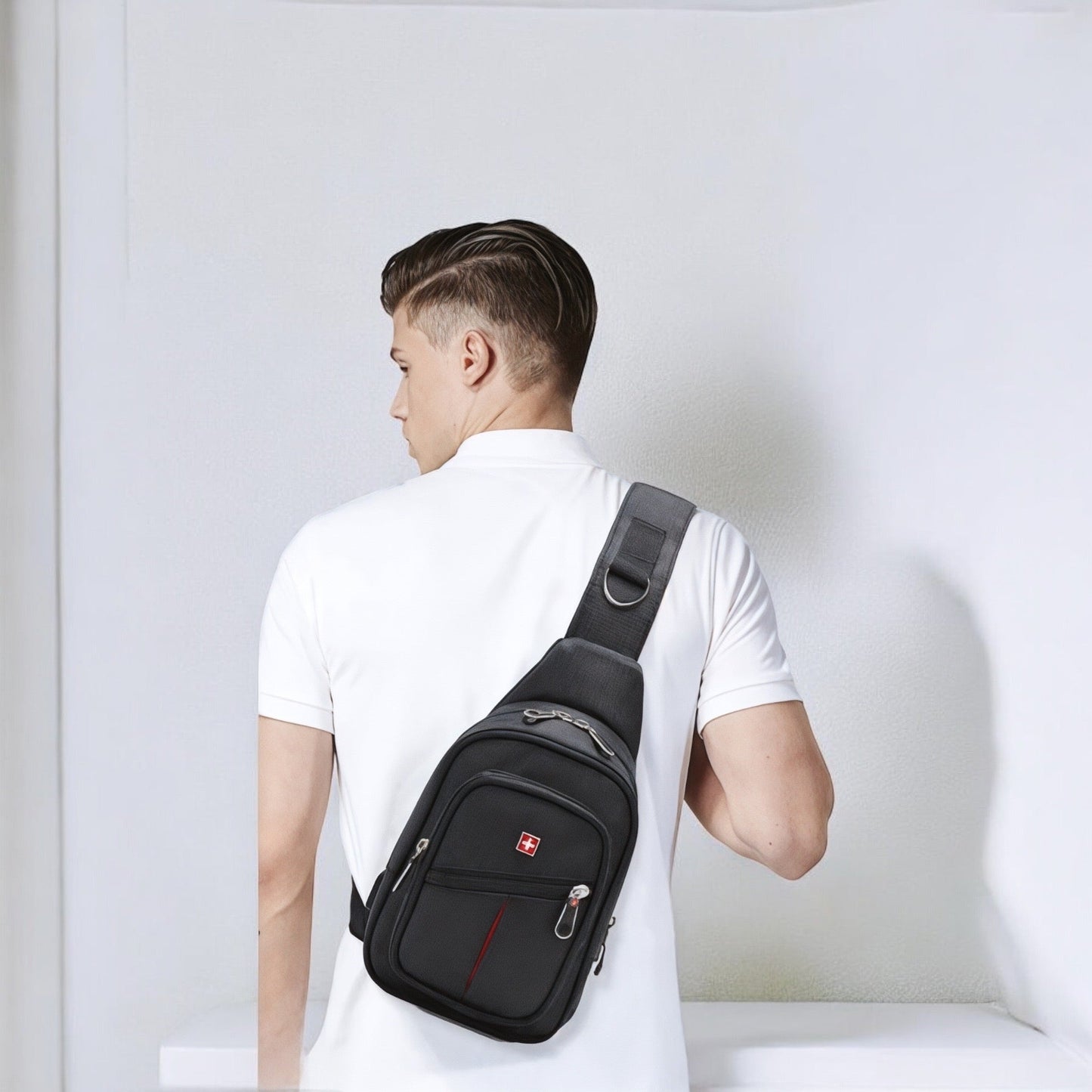 Bandolera impermeable hombre 5L, ligera para viajar – Havresacs