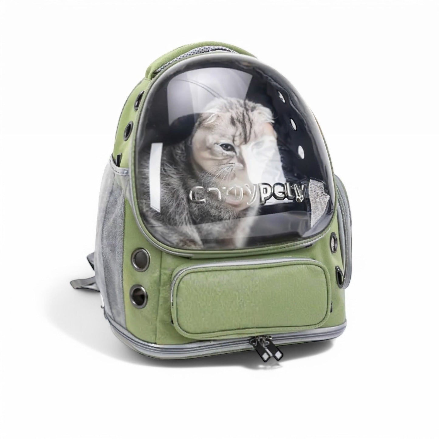 Foto de Mochila à espalda transparente pliable pour animaux Trans...