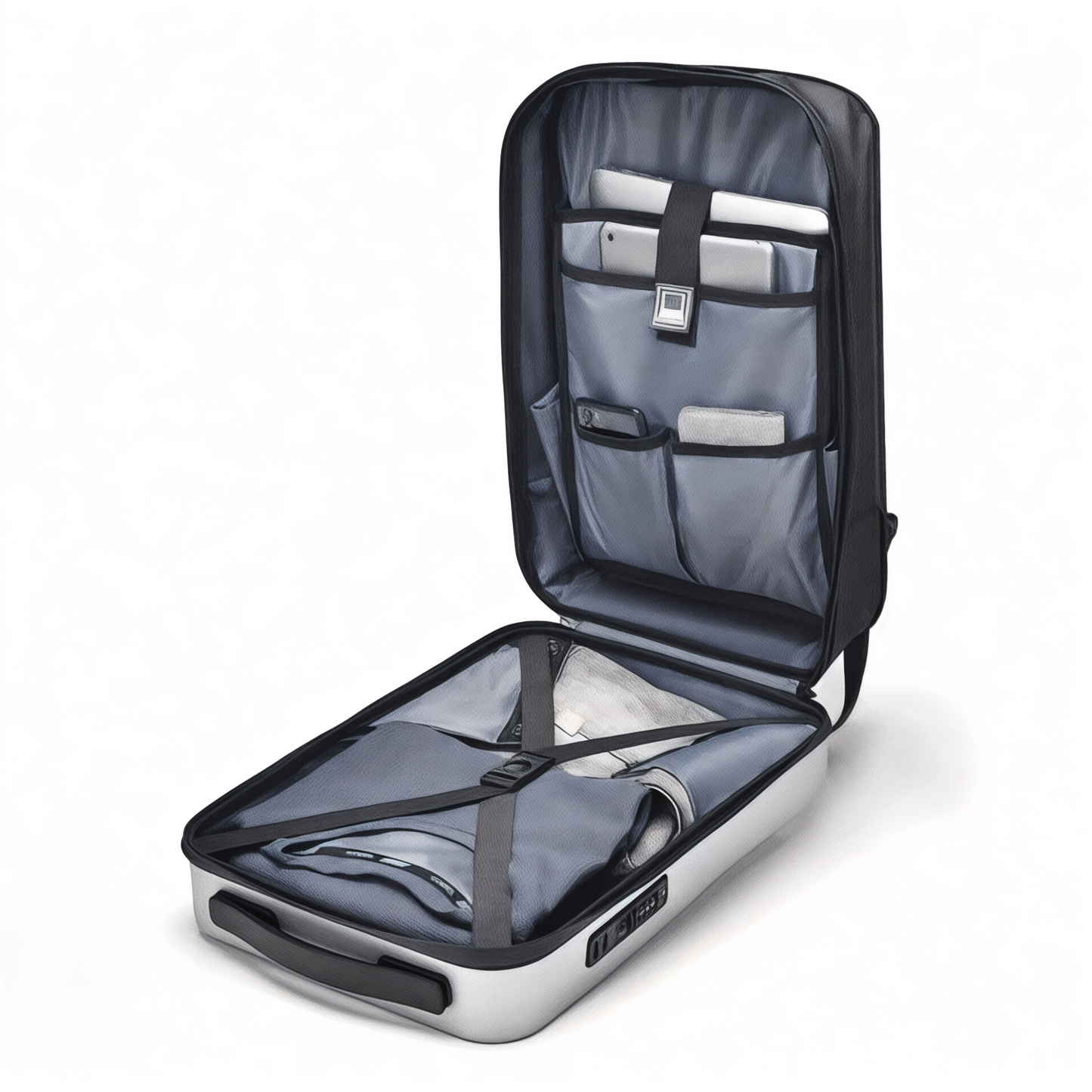 Mochila extensible 10-20L, segura e ideal para avión – Havresacs