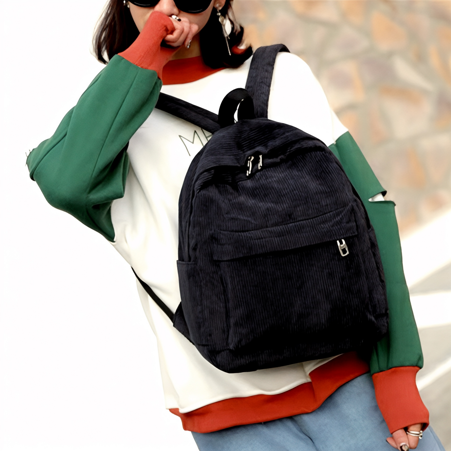 Mochila de pana 10L, elegante y urbana – Havresacs