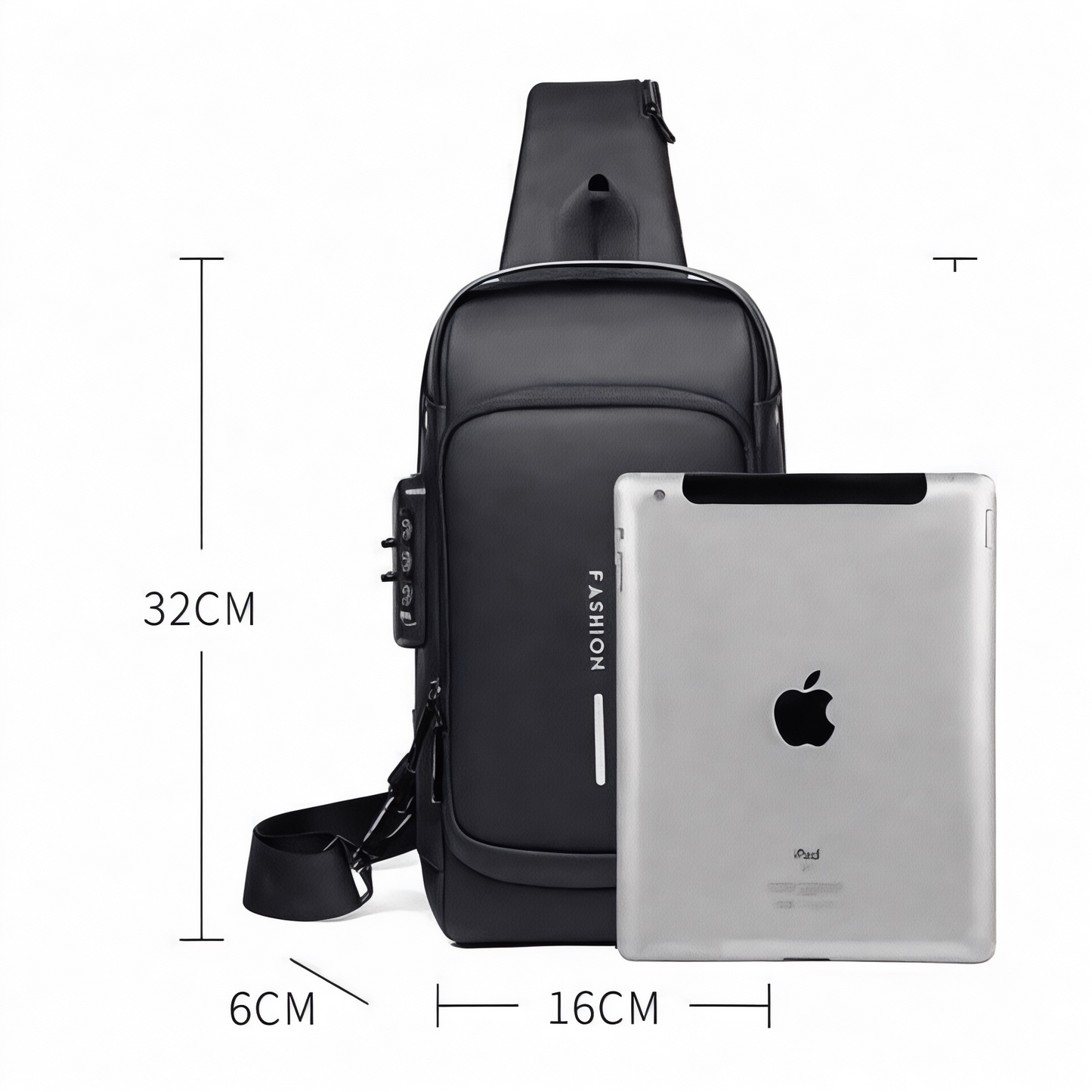 Bandolera impermeable de 3L con candado antirrobo – Havresacs