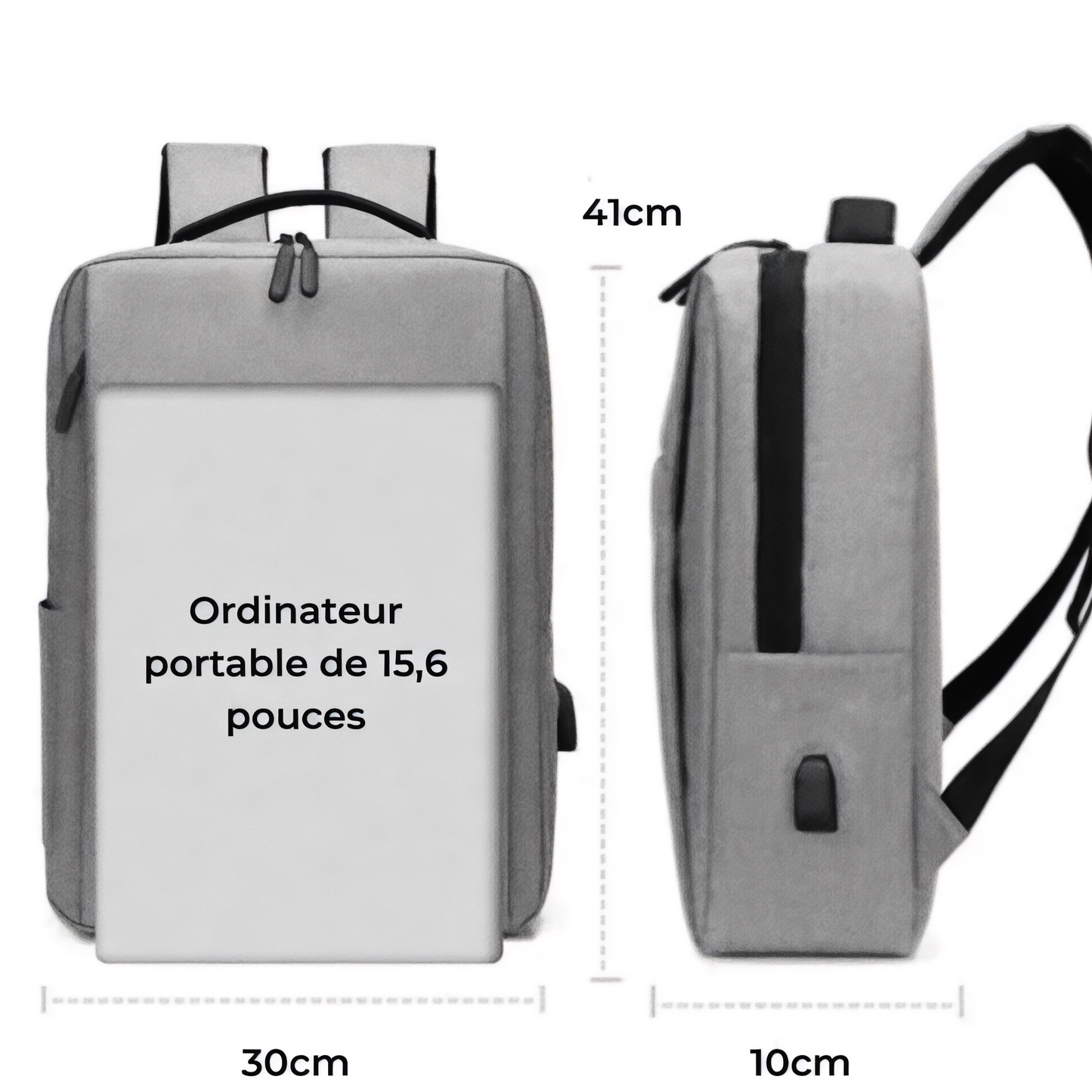 Mochila de cabina avión 12L – Portátil 15,6” – Havresacs