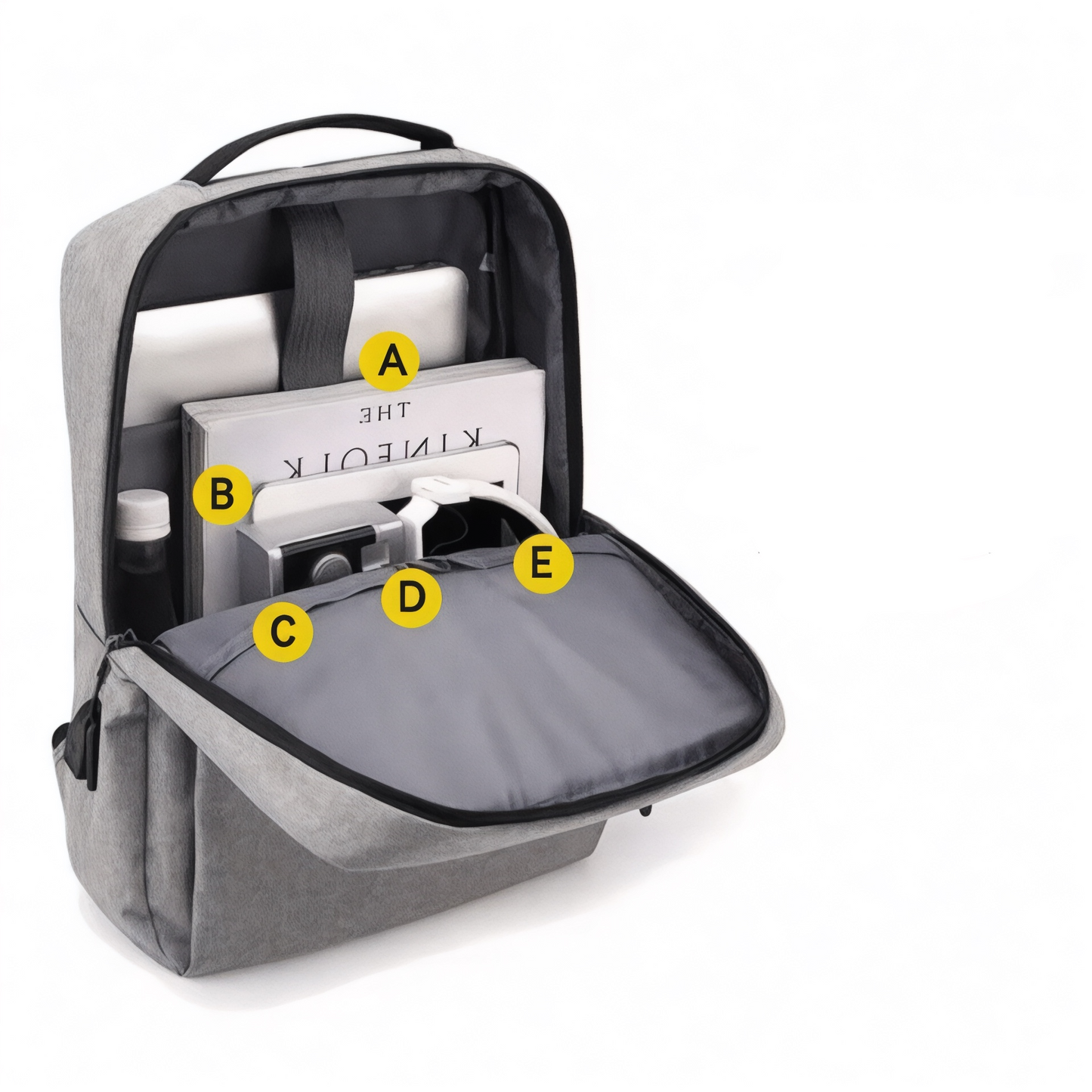 Mochila de viaje para avión, ideal como equipaje de mano (17L)