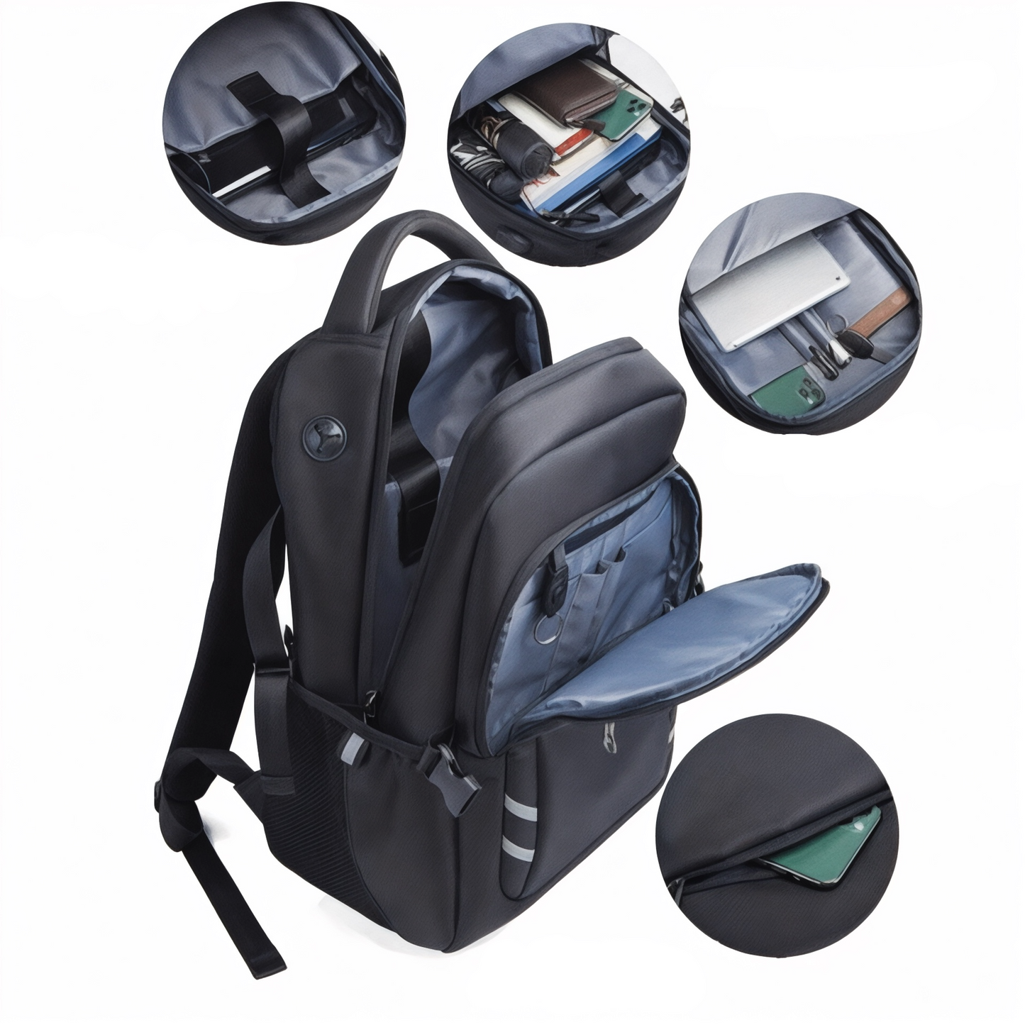 Mochila antirrobo 30L para portátil 15” – Havresacs