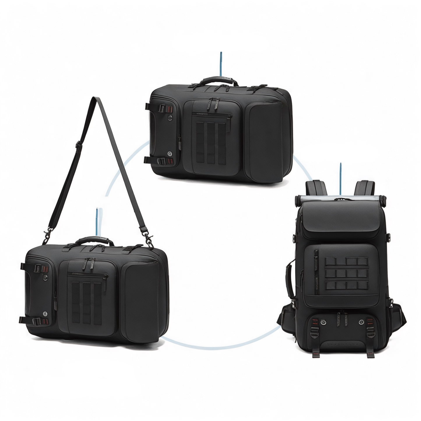 Mochila de viaje 50L con compartimento para portátil 17” – Havresacs