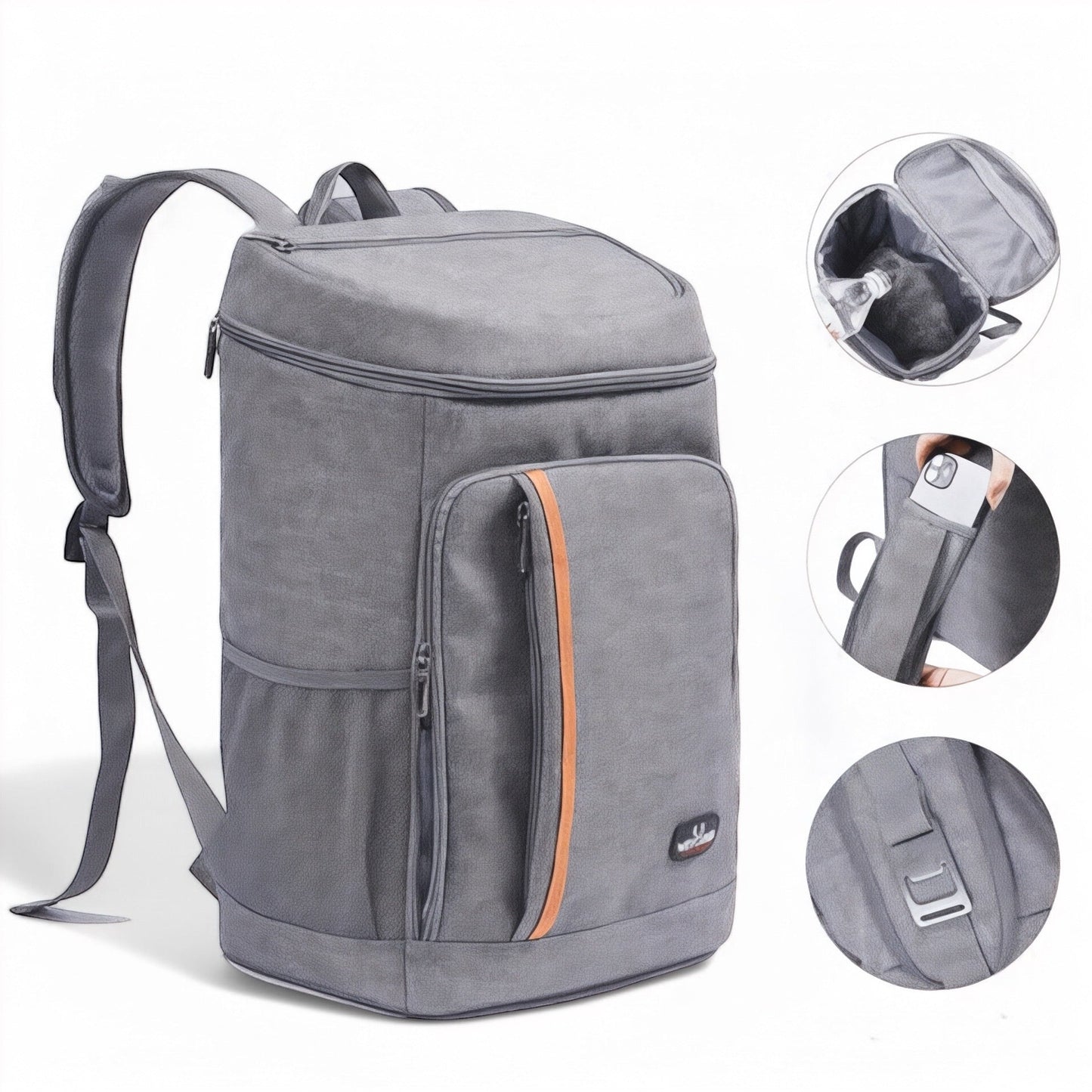 Foto de Mochila à espalda isotérmico ultra léger – FreshPak – Hav...
