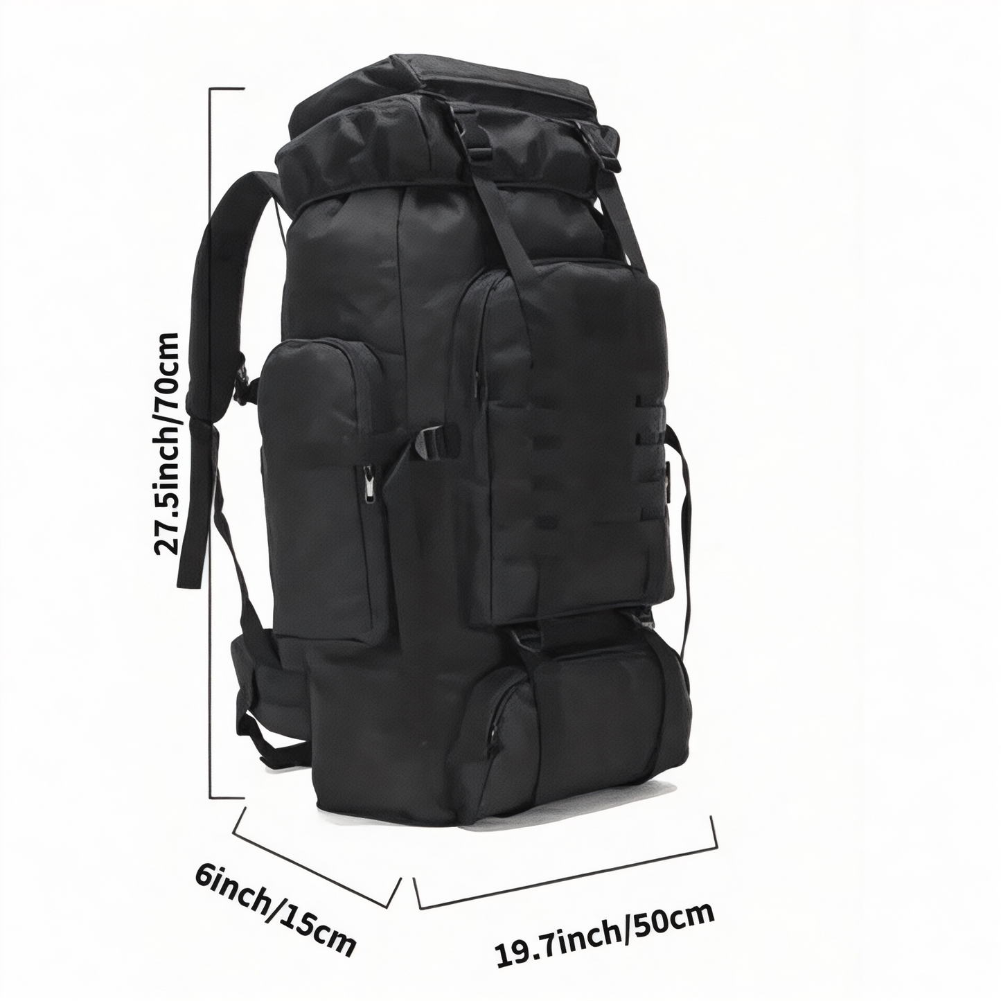 Mochila militar de camuflaje 75L, gran capacidad – Havresacs