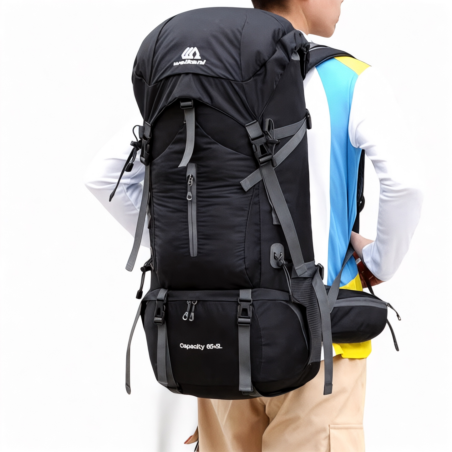 Mochila impermeable de 65L para aventureros y senderismo | Havresacs