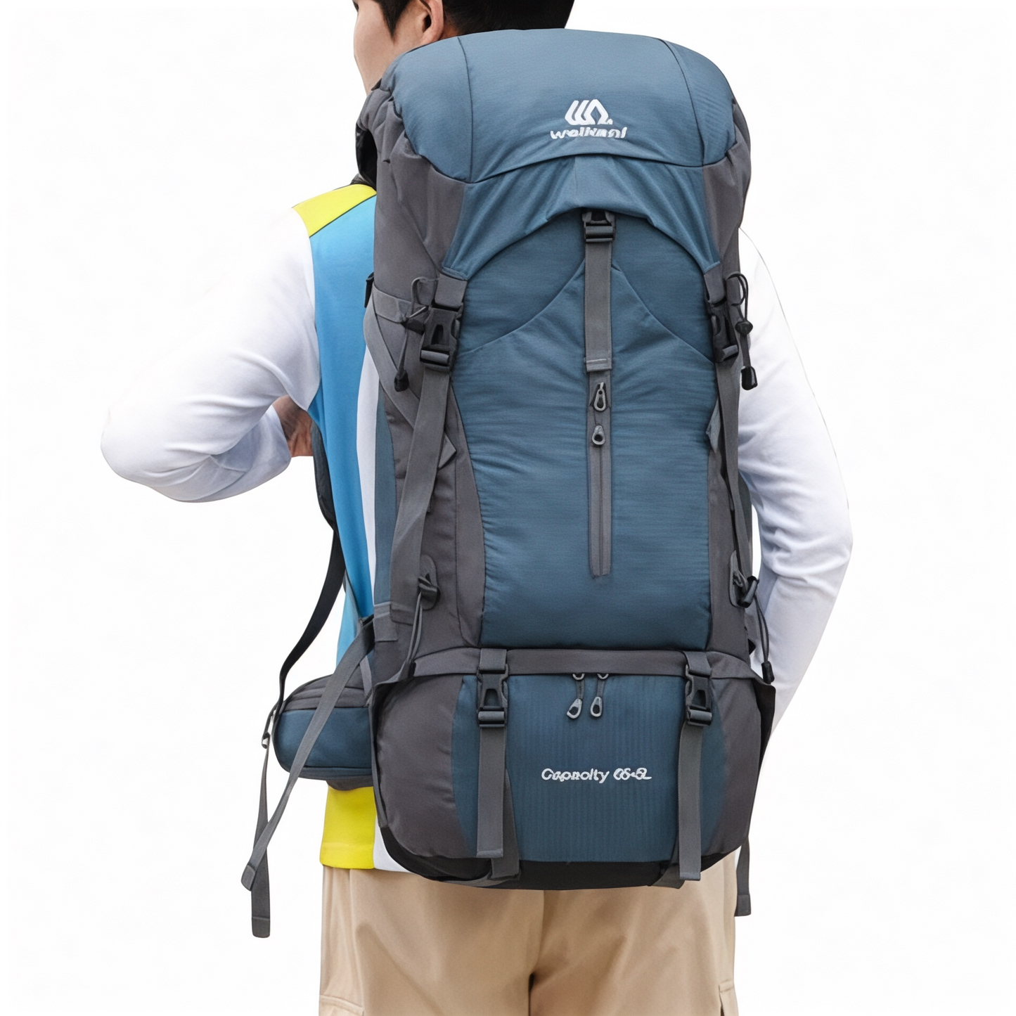 Mochila impermeable de 65L para aventureros y senderismo | Havresacs