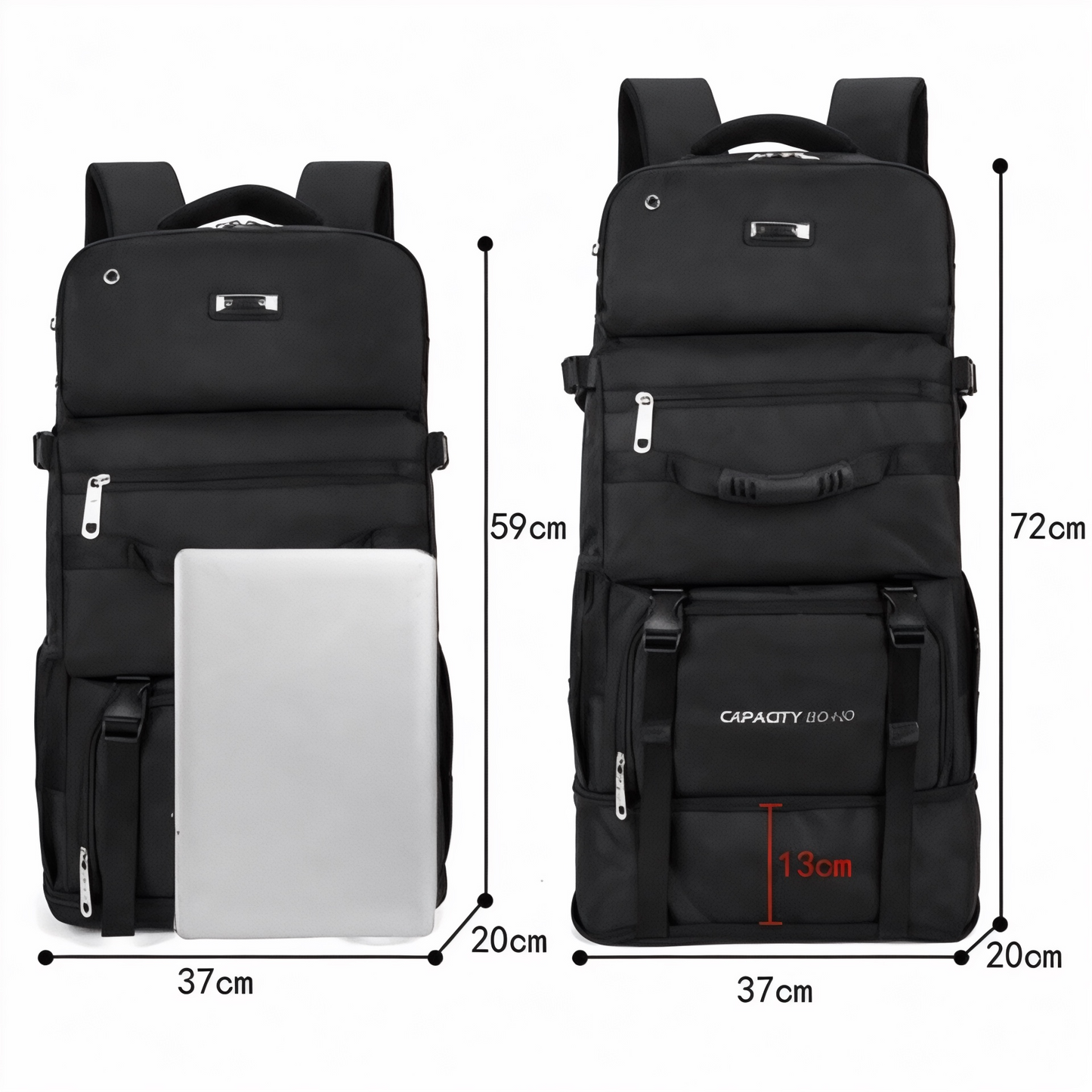 Mochila de gran capacidad AeroVibe 45L – PC 15,6" – Havresacs