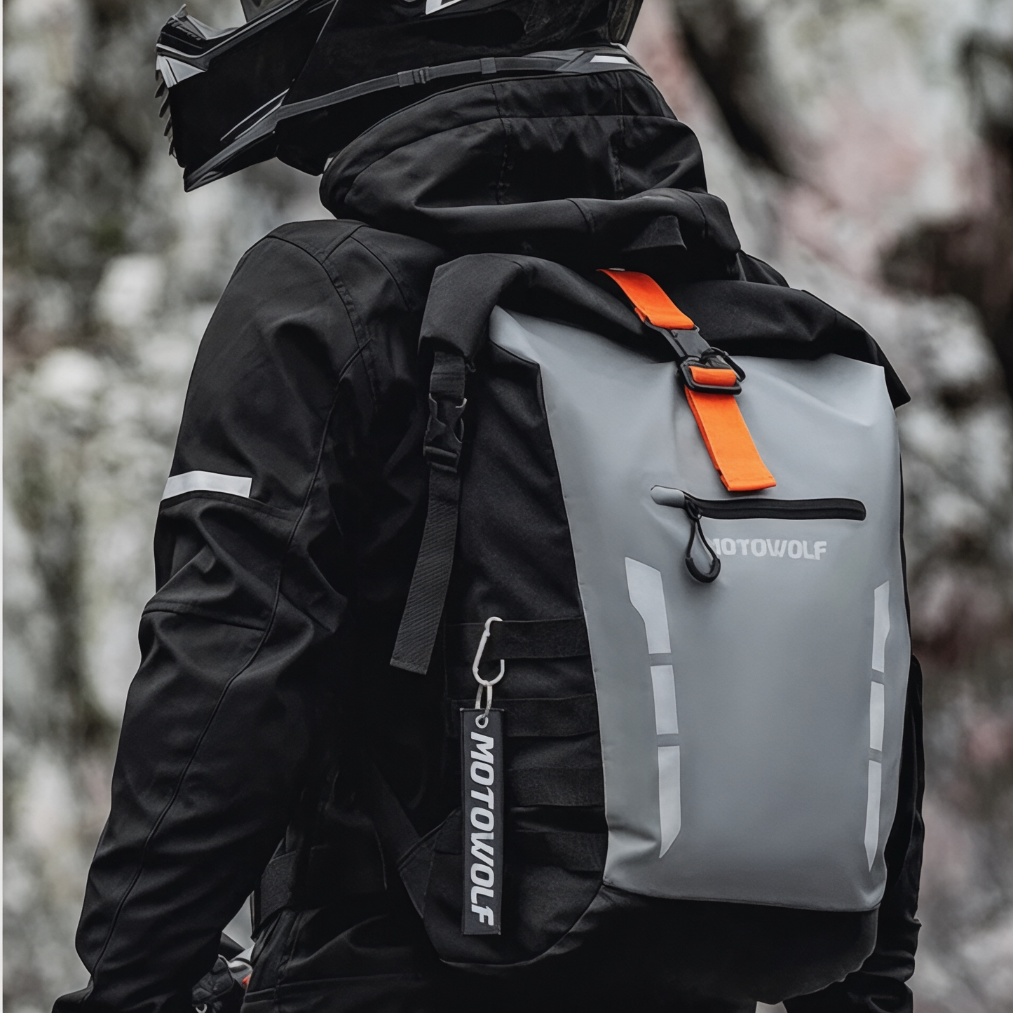 Mochila impermeable MotoPro 20L, bolsillo para portátil 15" Havresacs