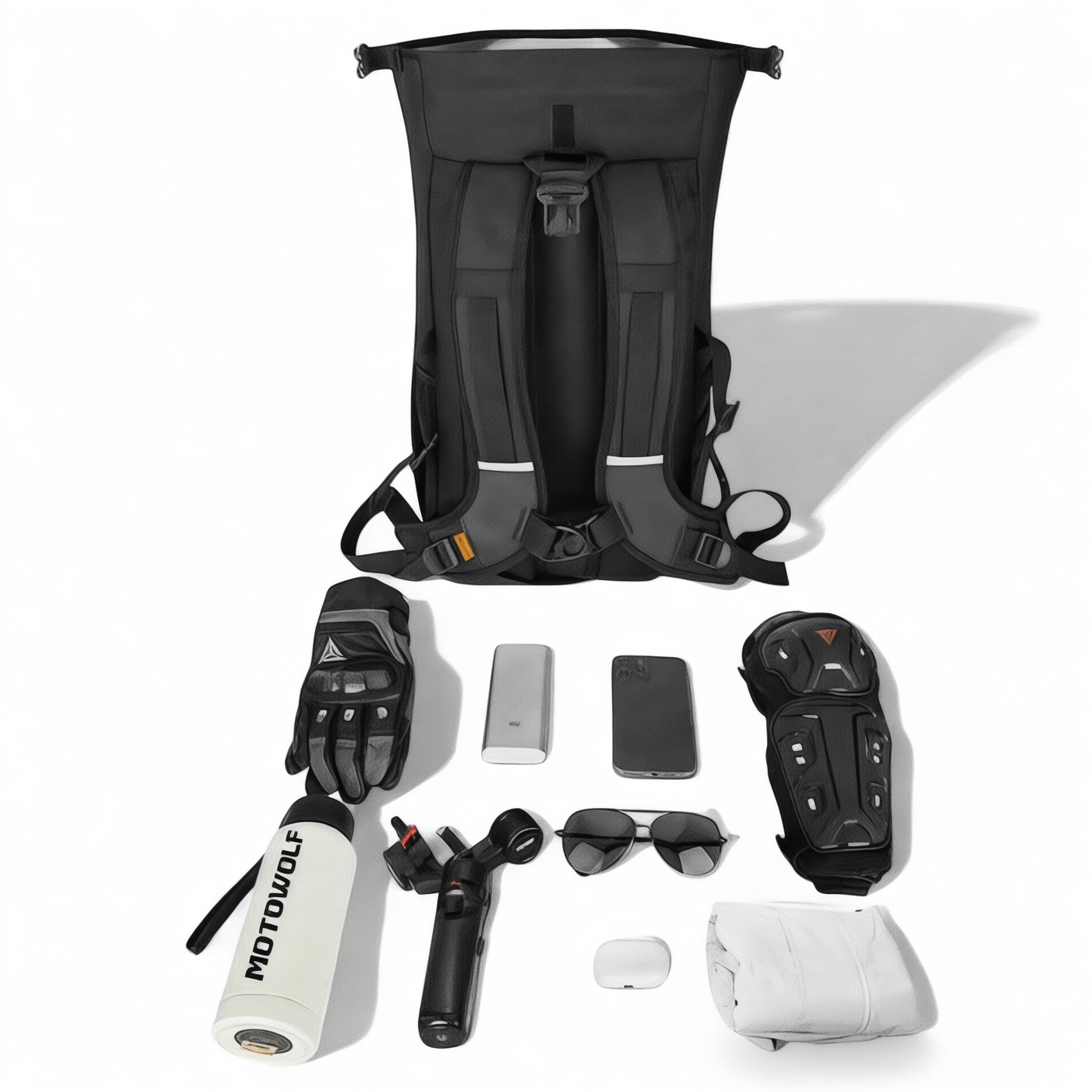 Mochila impermeable MotoPro 20L, bolsillo para portátil 15" Havresacs