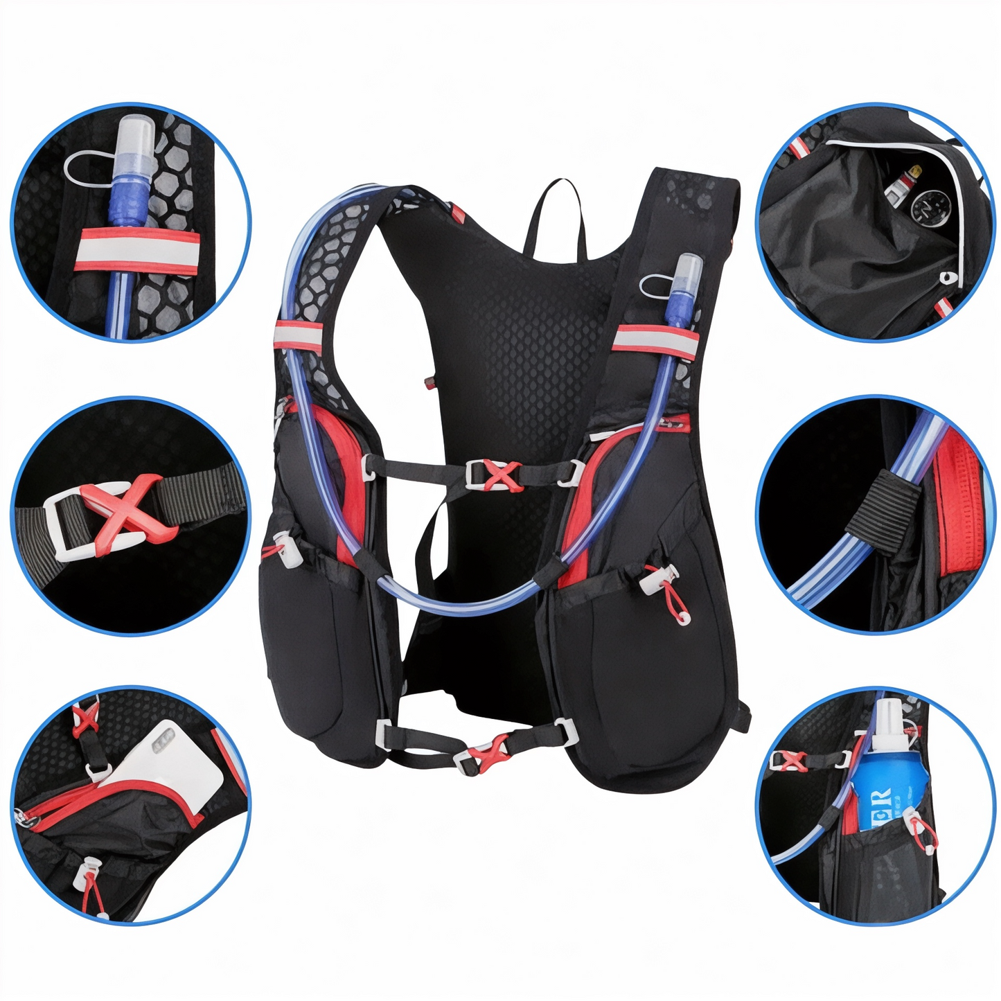 Mochila de hidratación TrailHydrate Pro 5L | Perfecta para trail