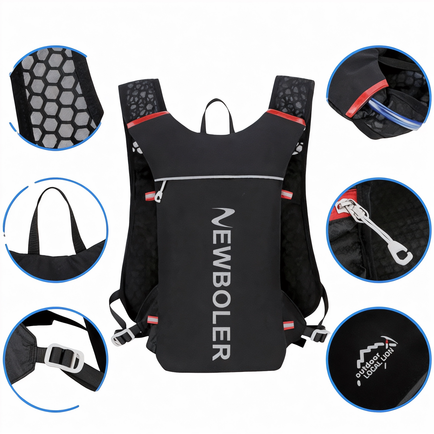 Mochila de hidratación TrailHydrate Pro 5L | Perfecta para trail