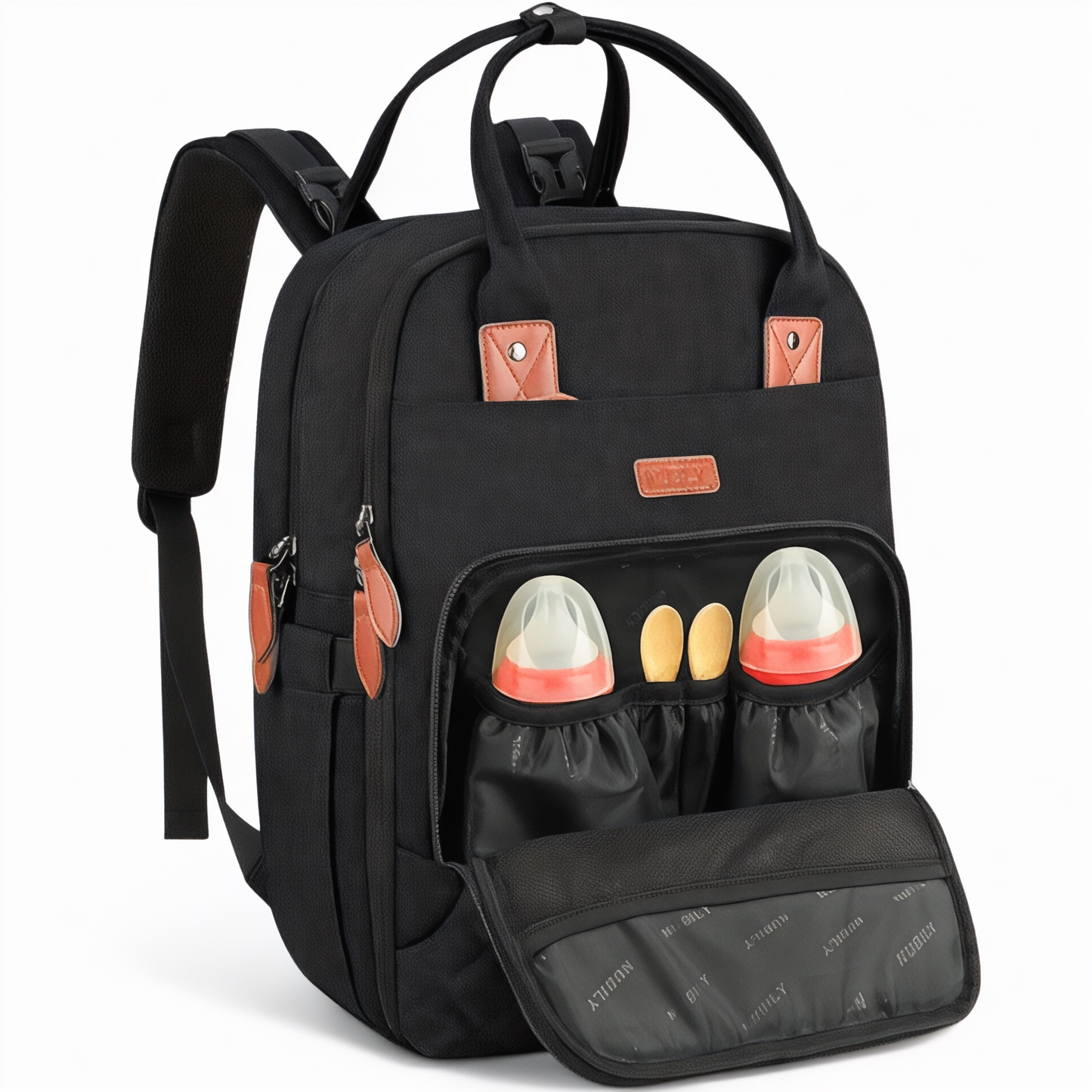 Foto de Mochila à espalda à langer pour parents MultiSacChic – Ha...