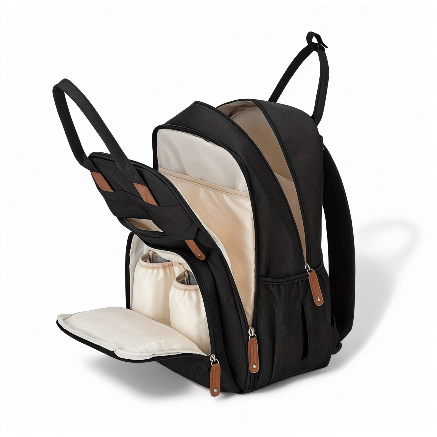 Mochila de pañales negra de 20 L – Havresacs